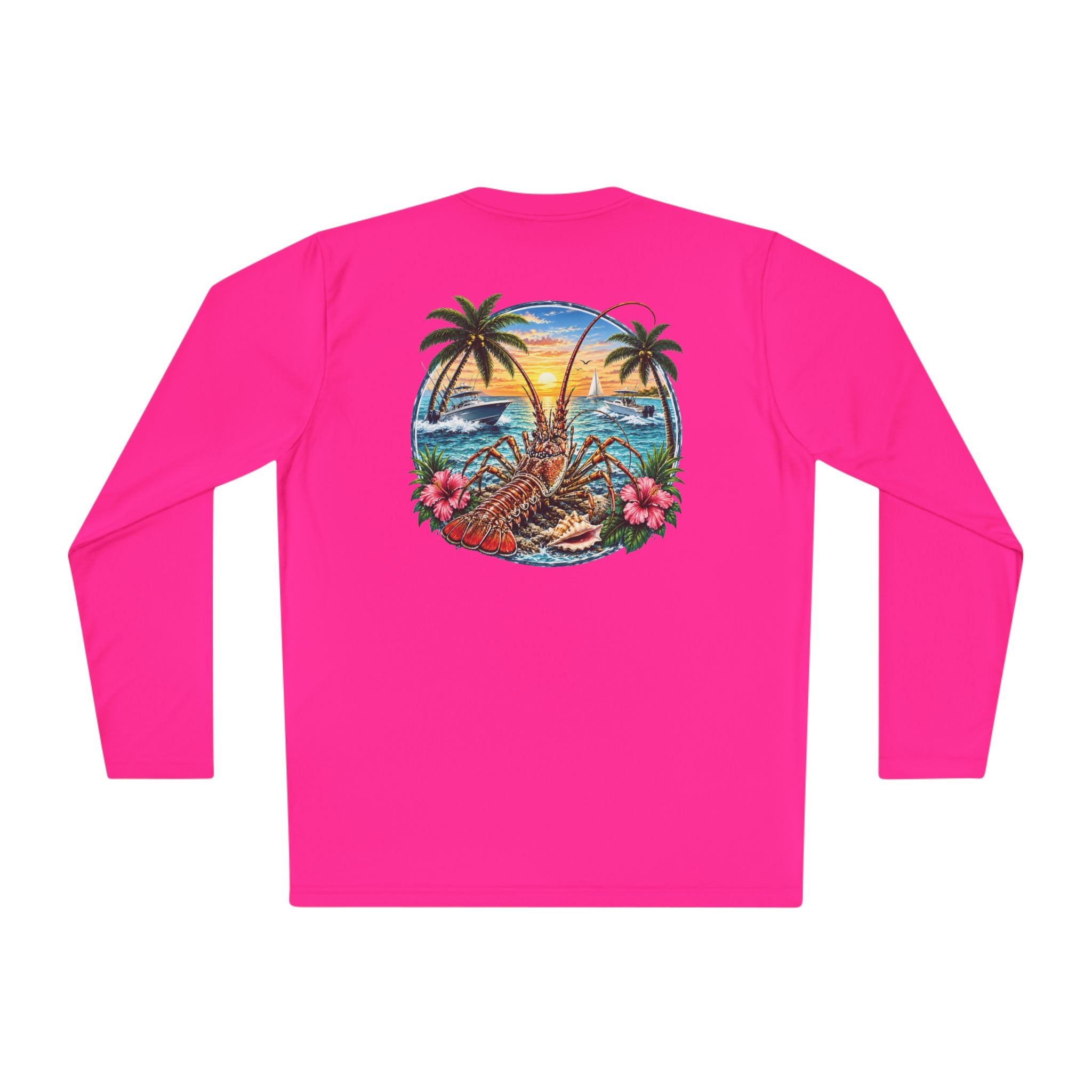 Unisex Moisture Wicking Long Sleeve- Lobstering