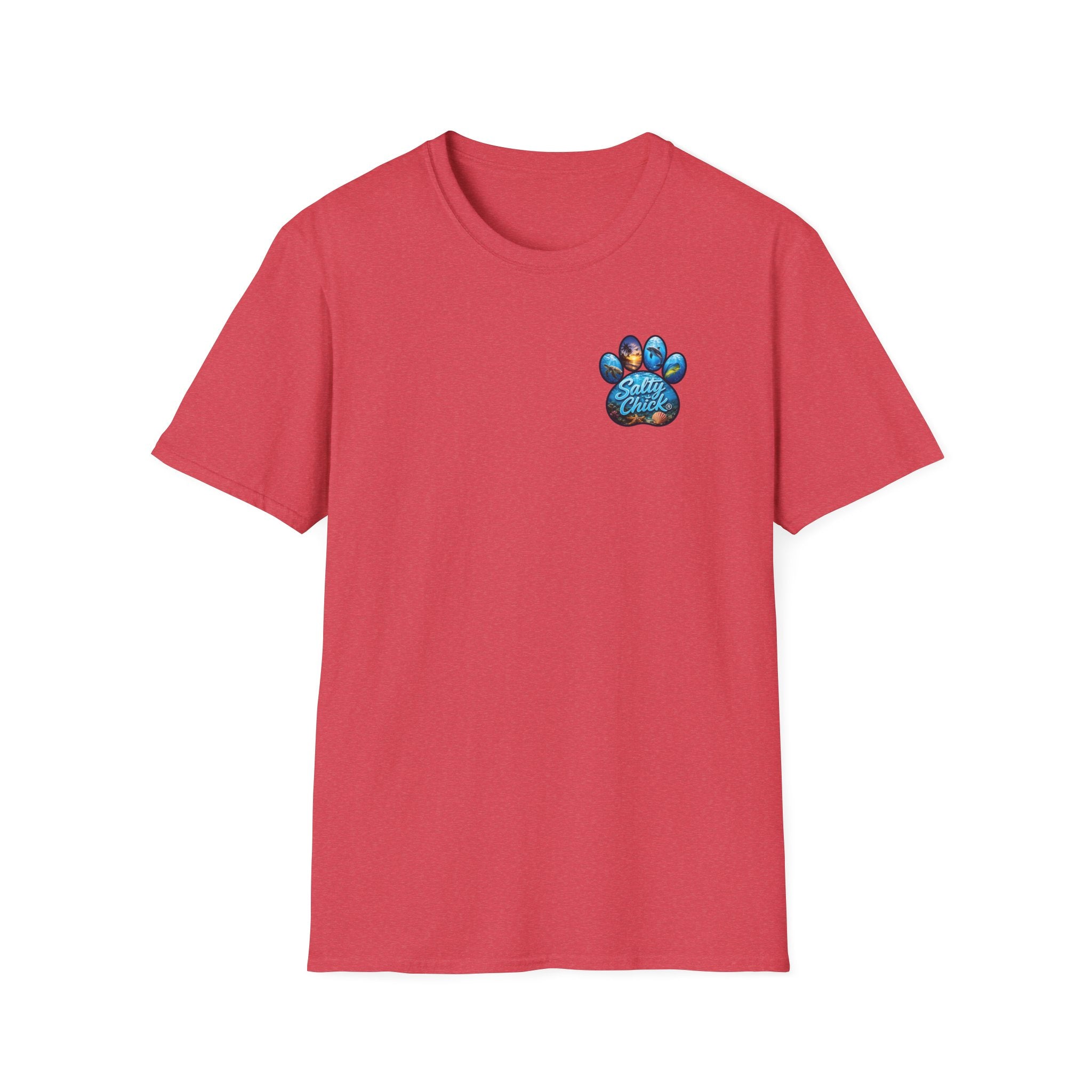 Cotton Tee- Beach days are better with four paws