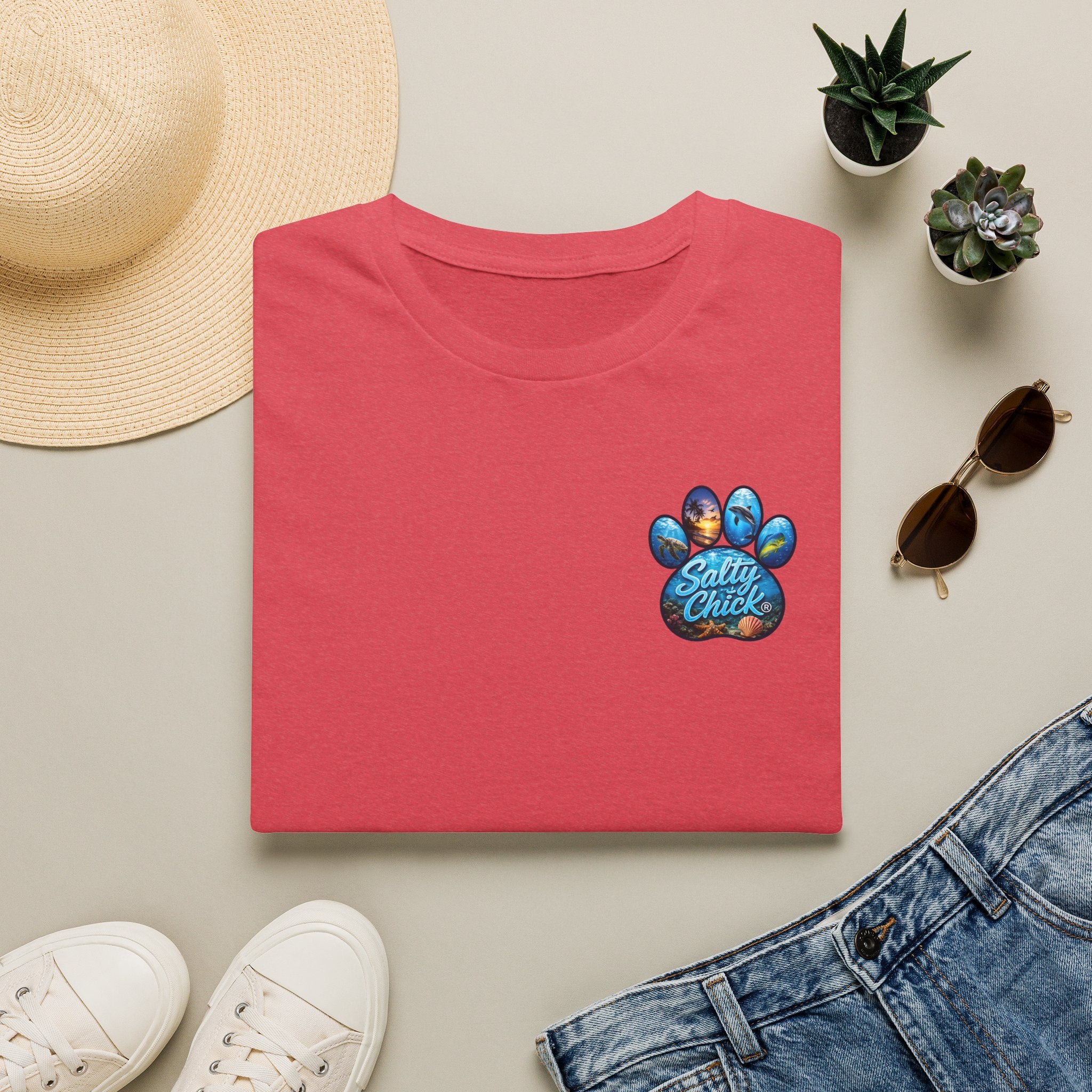 Cotton Tee- Dog Paws