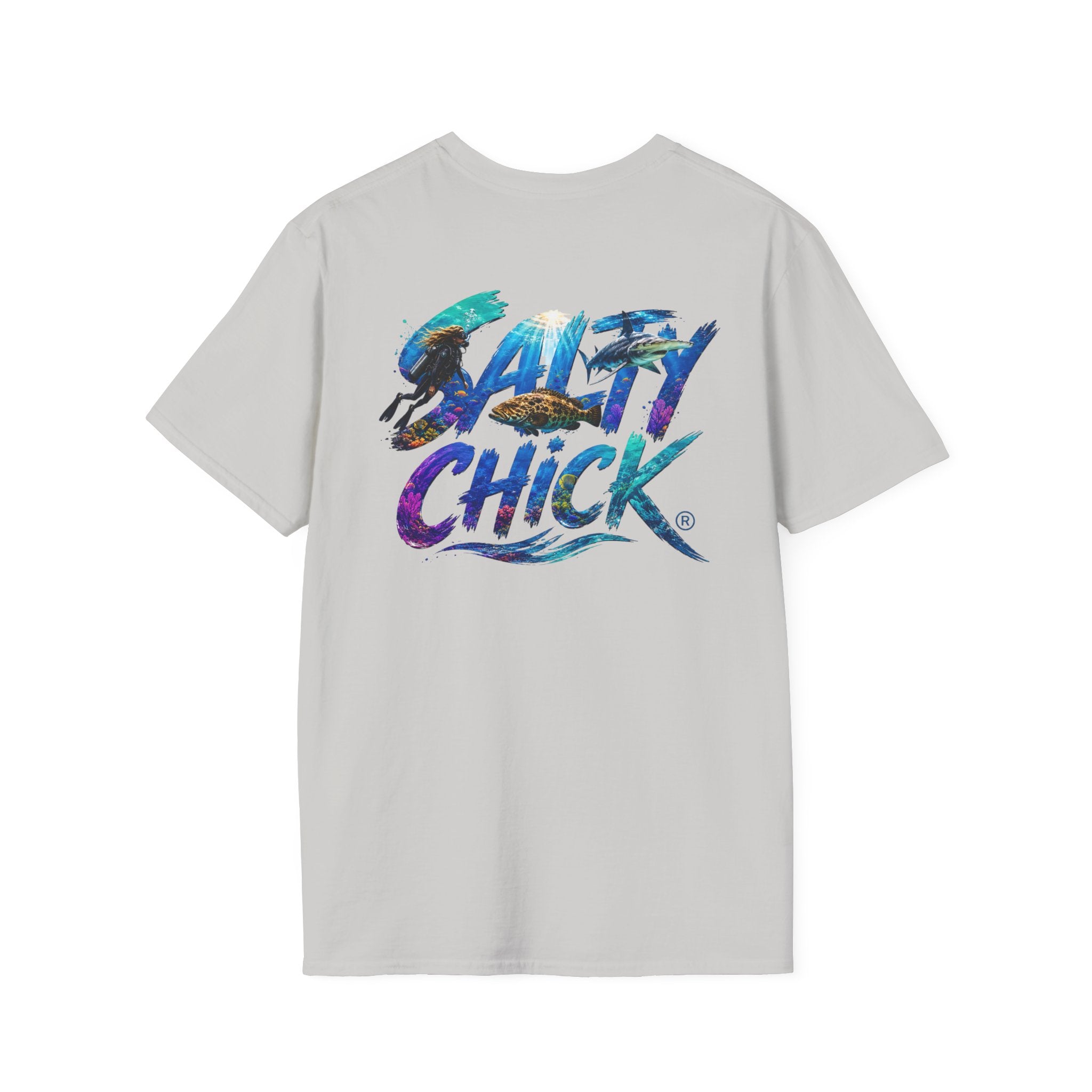 Cotton Tee- Diver lettering