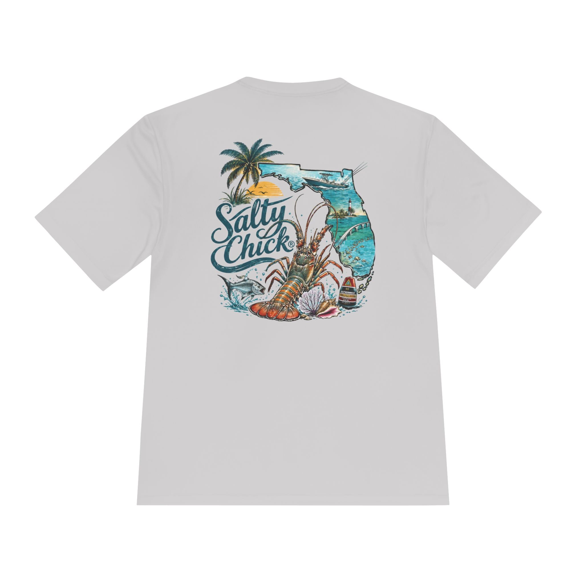 Unisex Moisture Wicking Tee- Lobstering 3