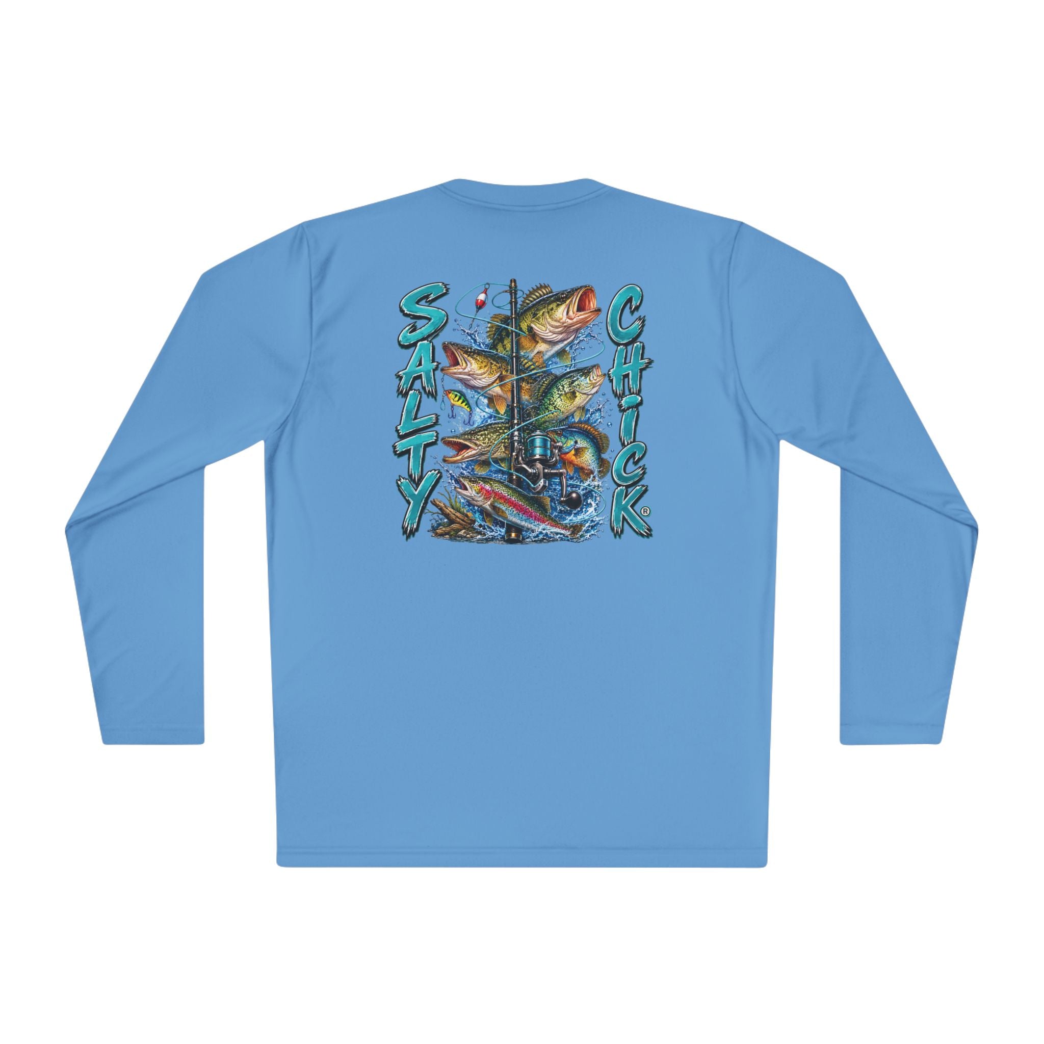 Unisex Moisture Wicking Long Sleeve- Freshwater fish