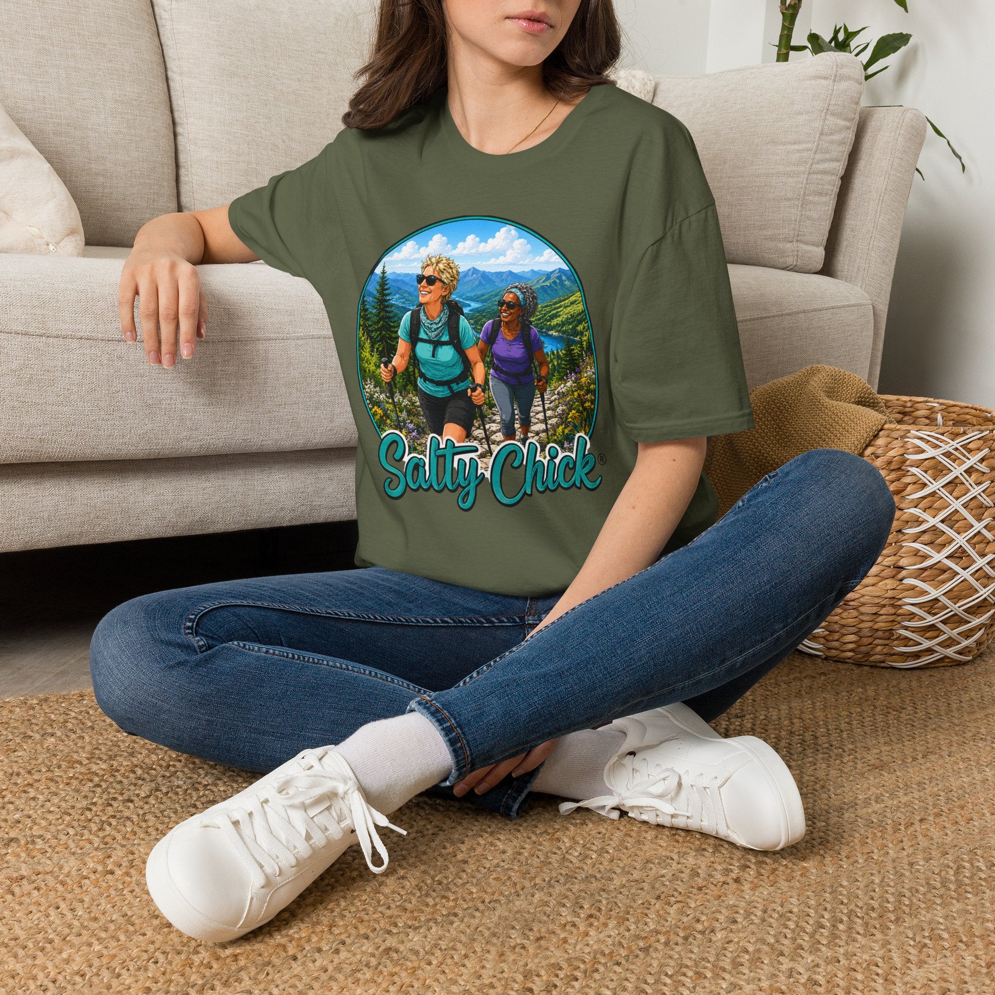 Cotton Tee- Hiking