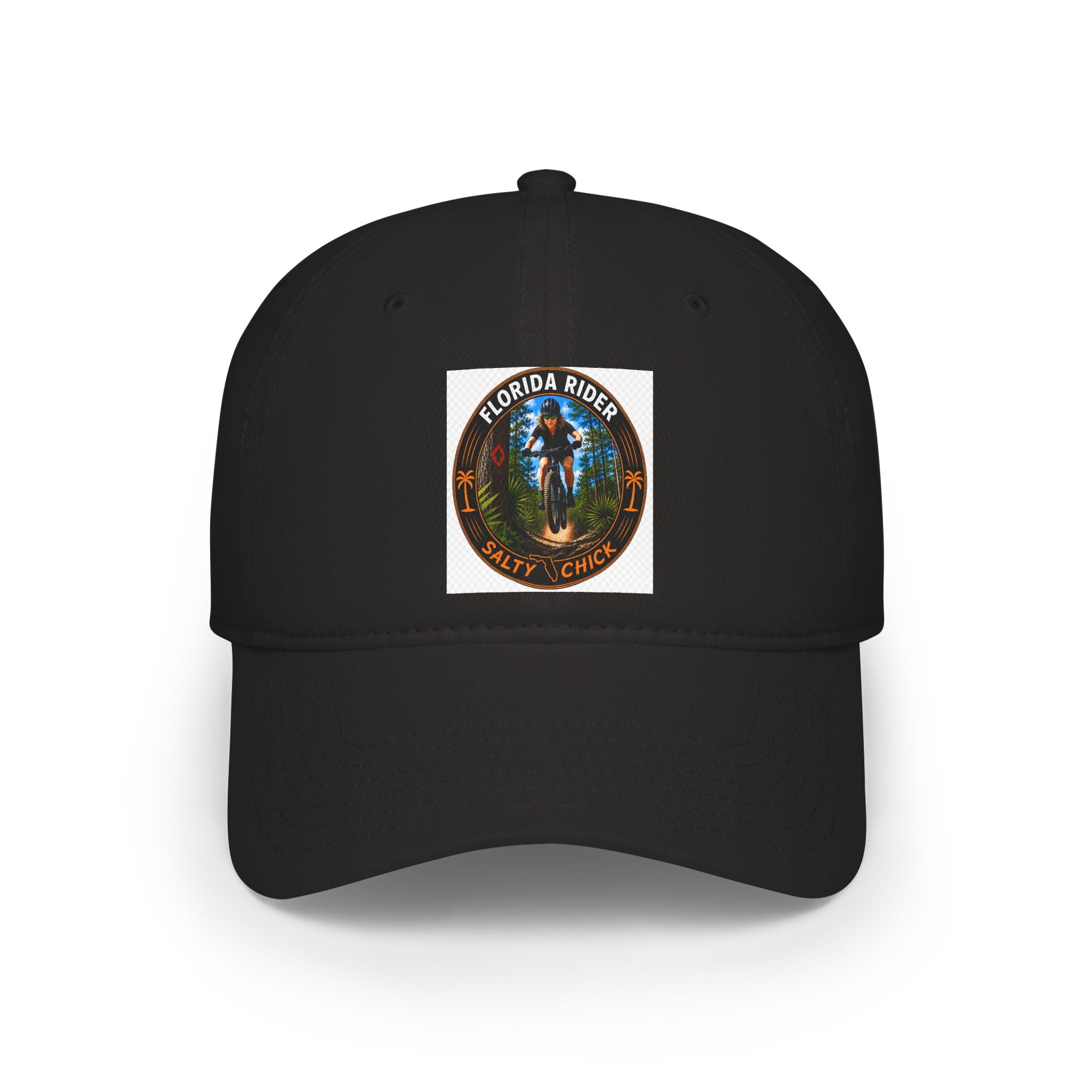 Low Profile Baseball Cap-Mountain Biker