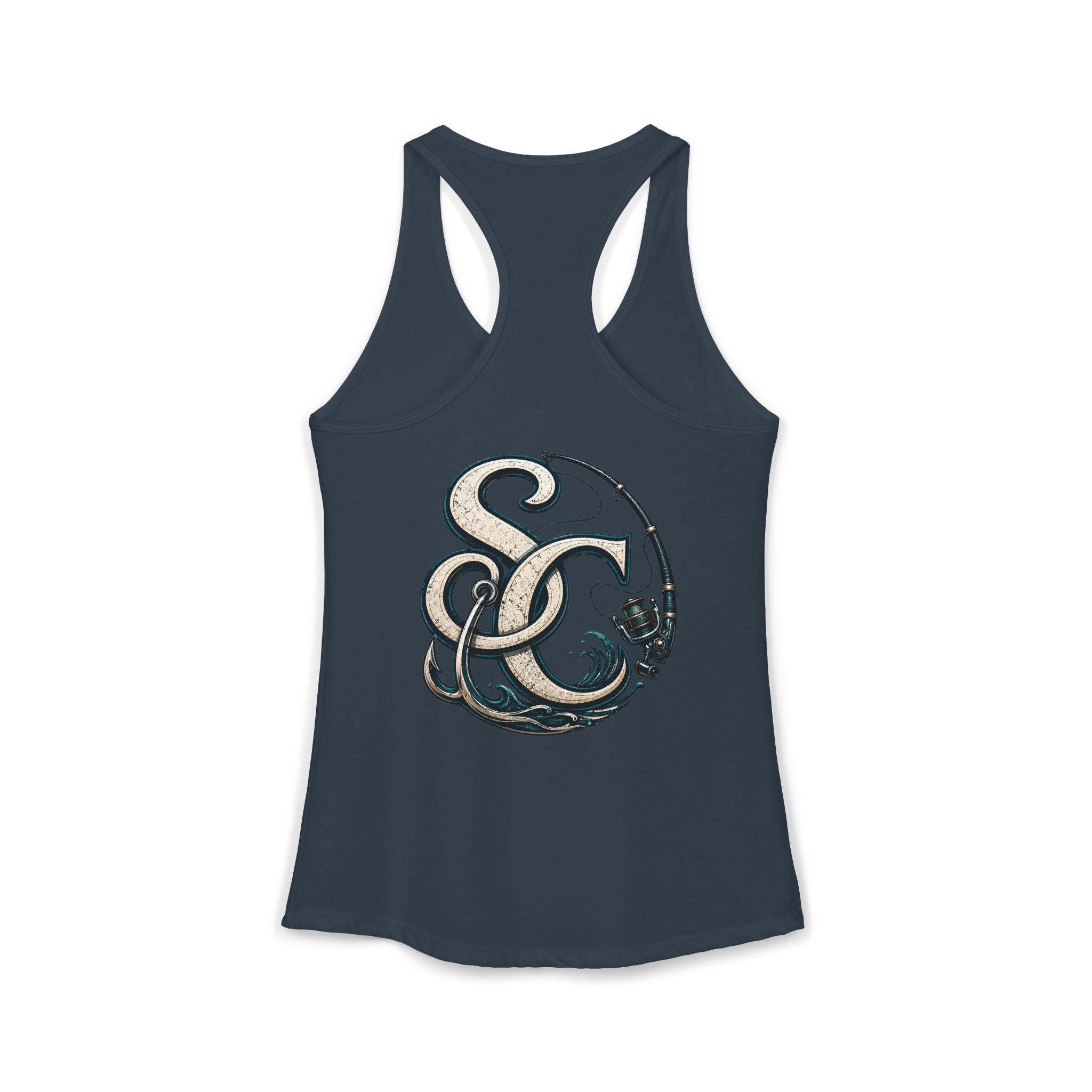 Performance Racerback Tank-SC fishing logo