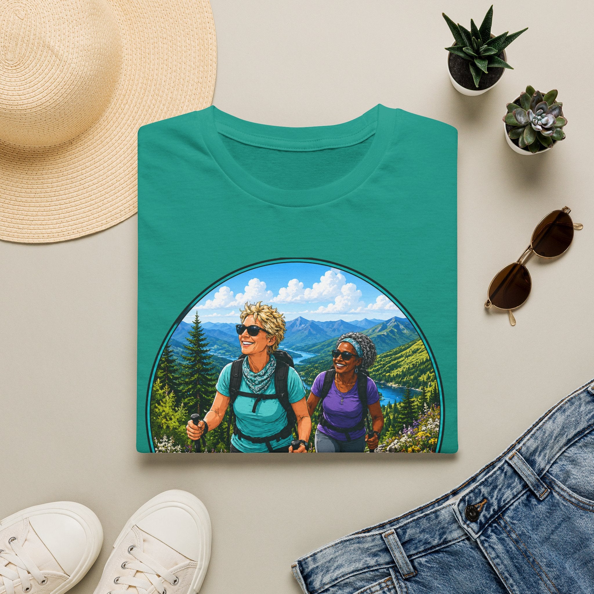 Cotton Tee- Hiking