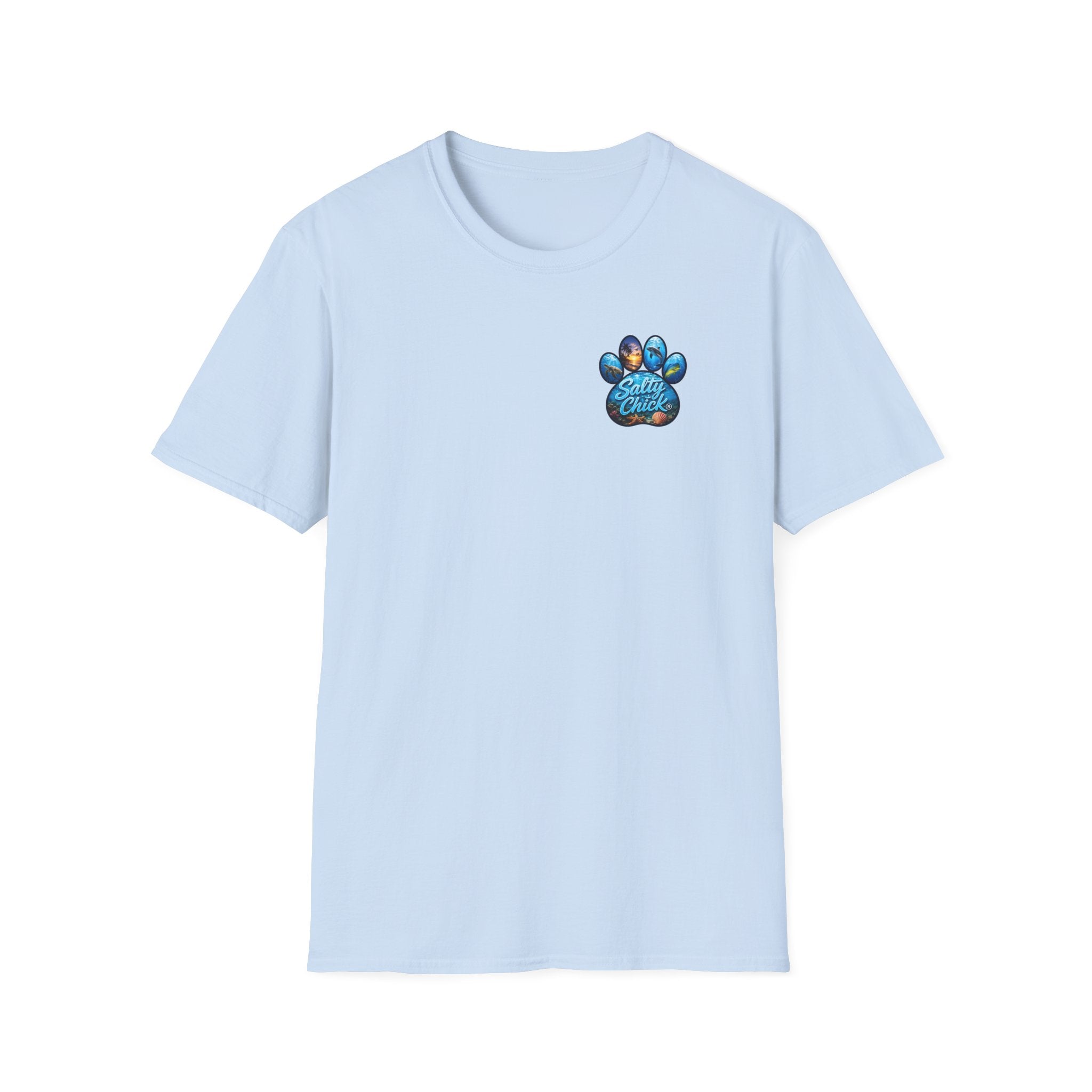 Cotton Tee- Beach days are better with four paws