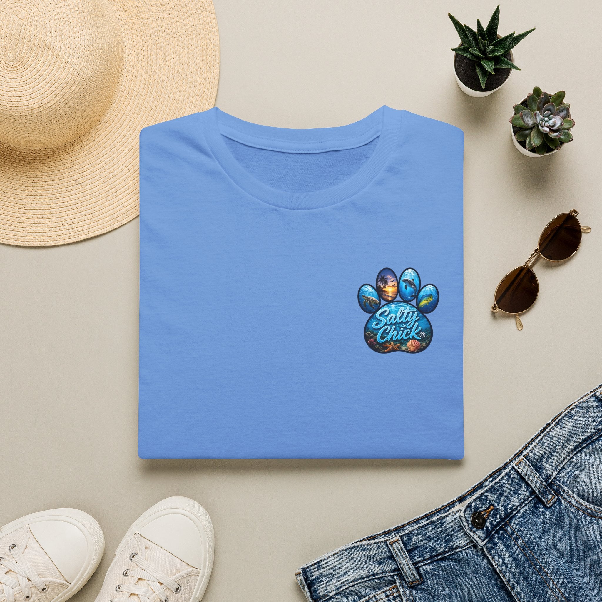 Cotton Tee- Dog Paws