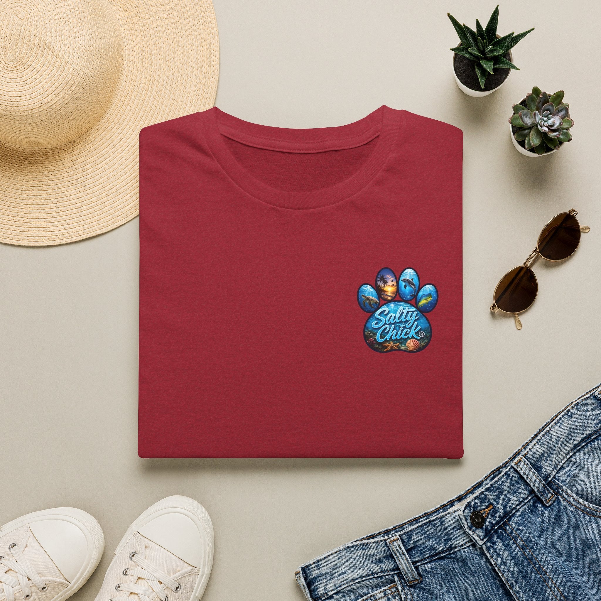 Cotton Tee- Dog Paws