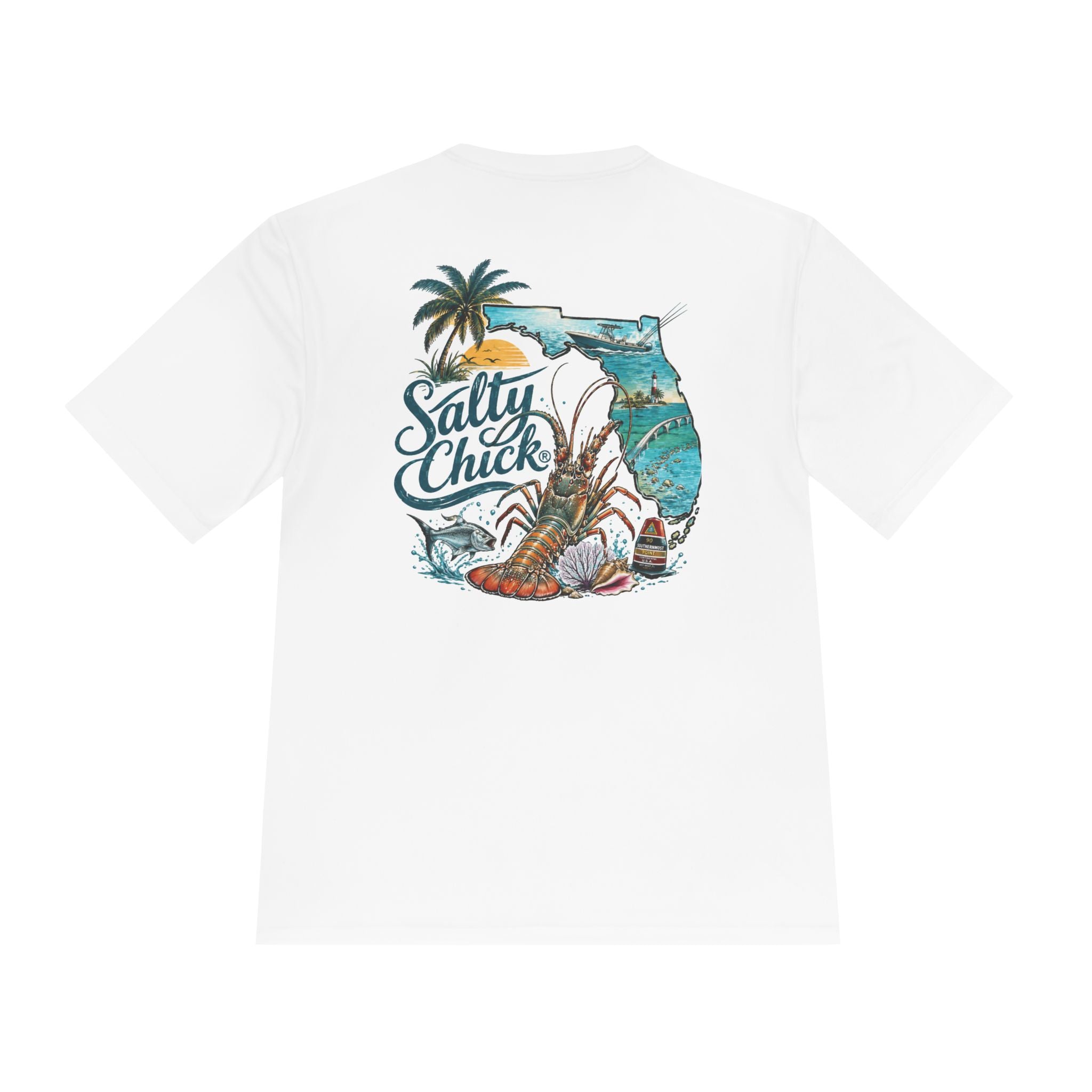 Unisex Moisture Wicking Tee- Lobstering 3