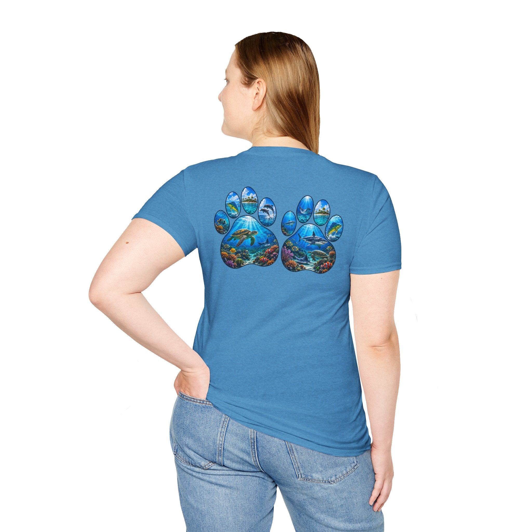 Cotton Tee- Dog Paws