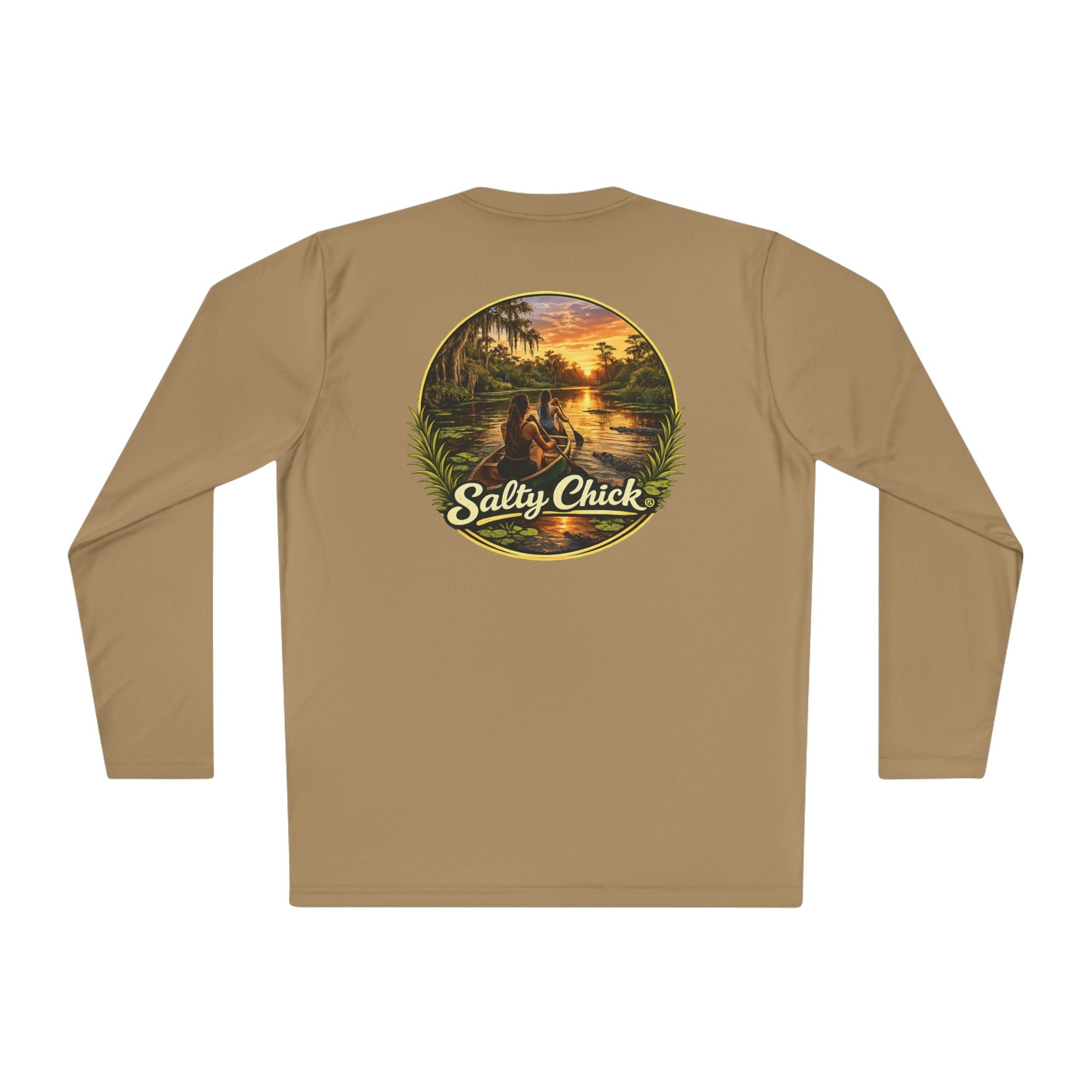 Unisex moisture wicking canoe Long Sleeve Tee