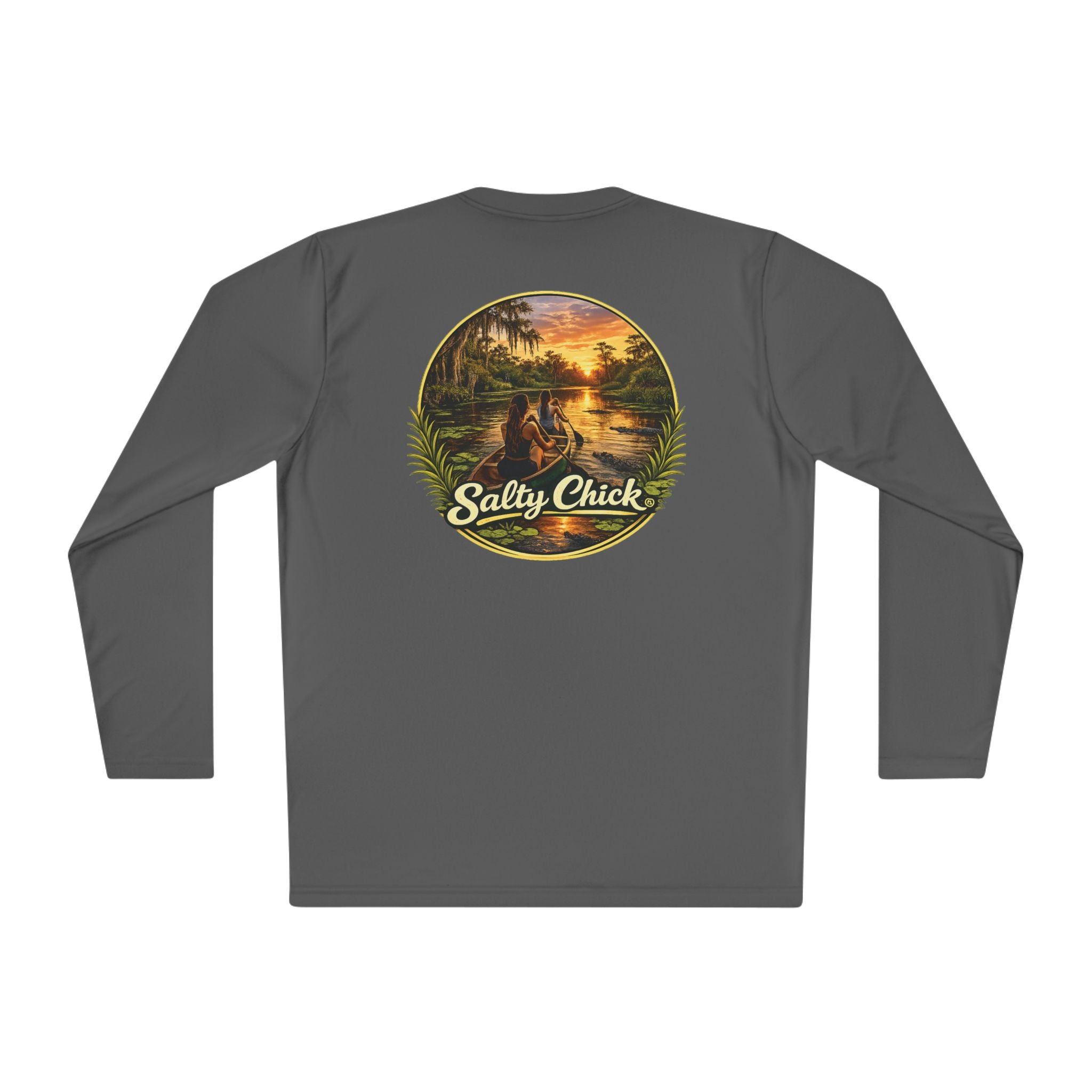 Unisex moisture wicking canoe Long Sleeve Tee