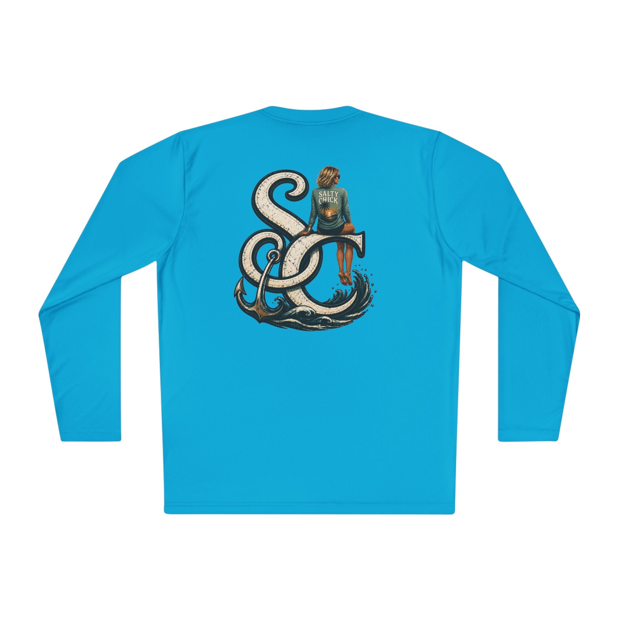 Unisex Moisture Wicking Long Sleeve- SC logo short hair