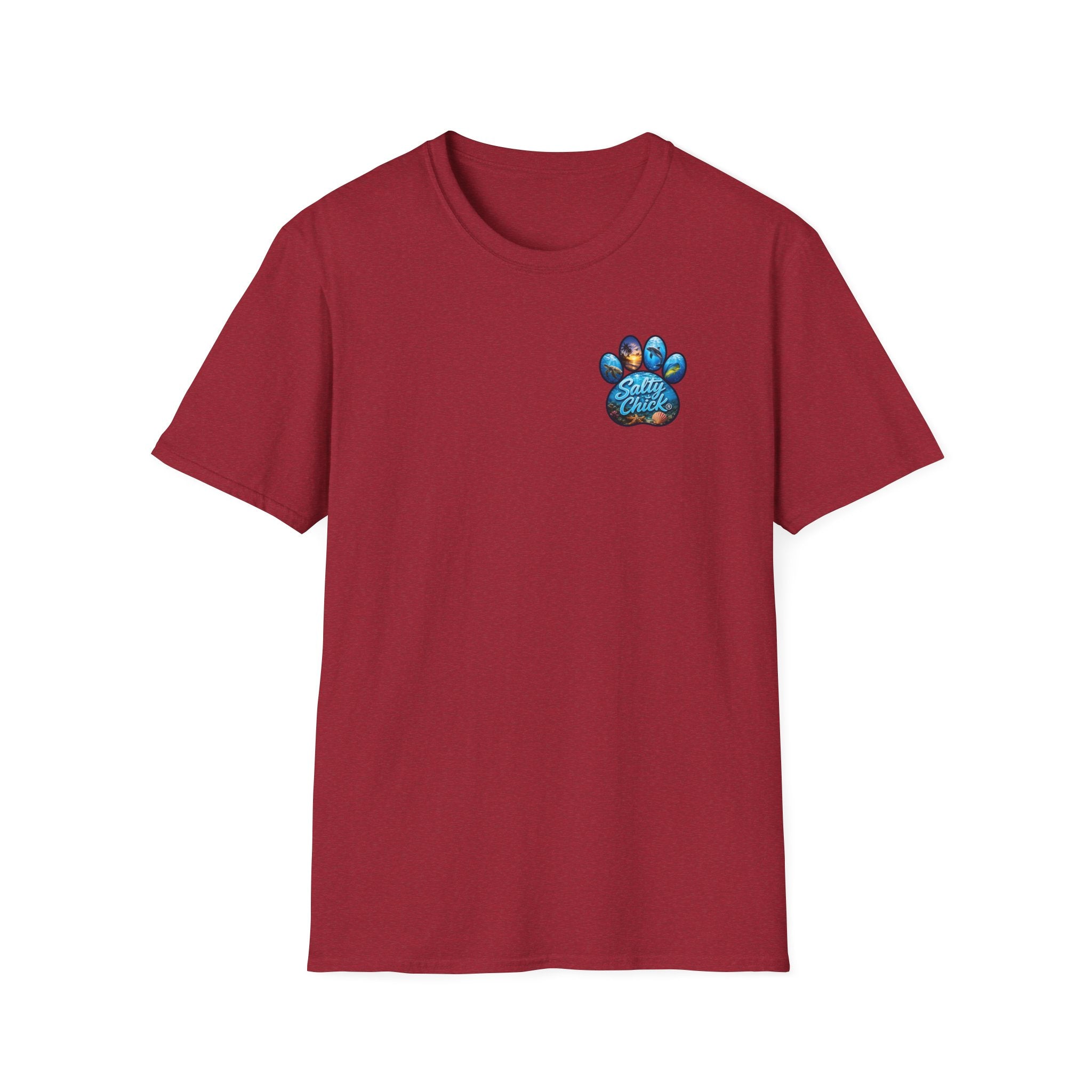 Cotton Tee- Beach days are better with four paws