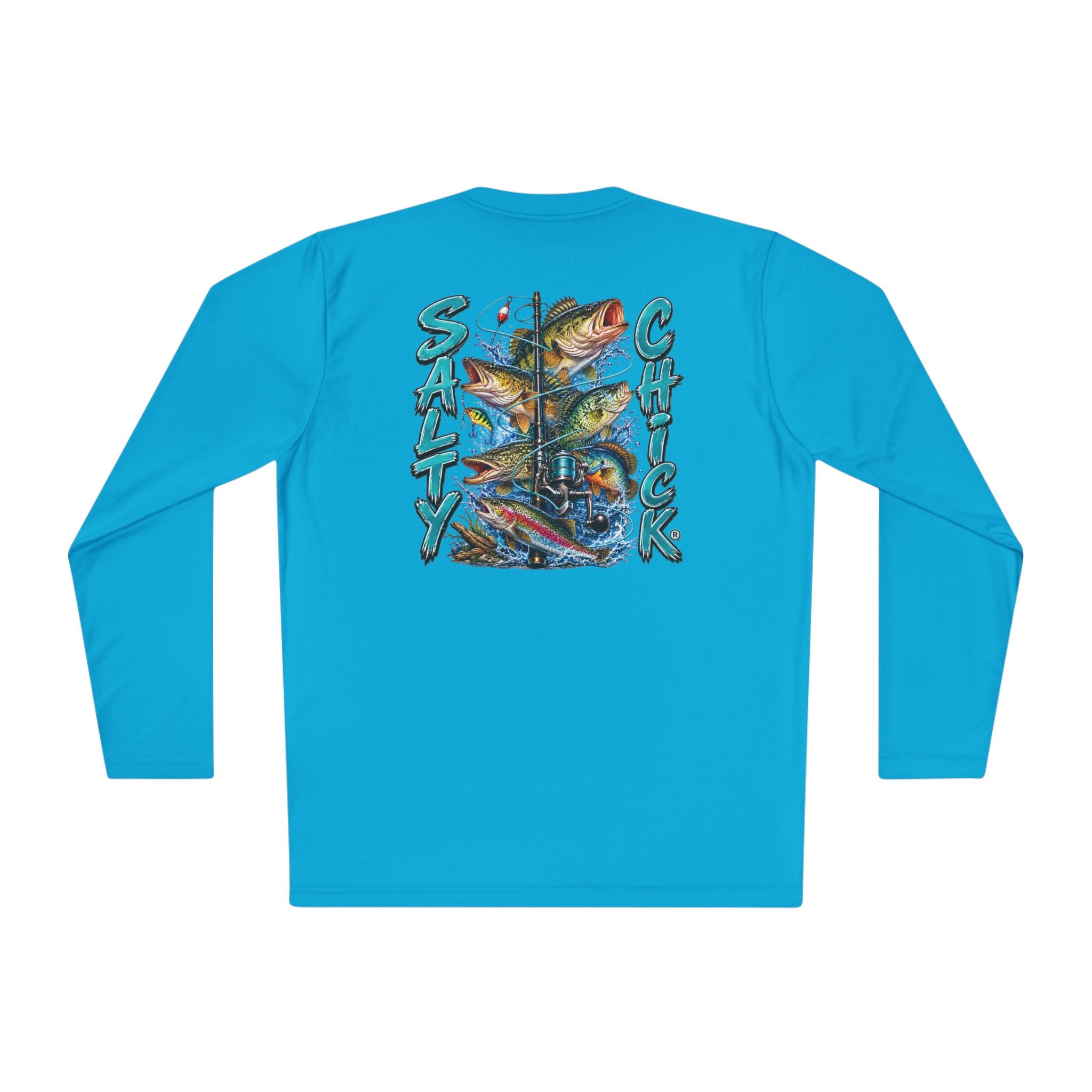 Unisex Moisture Wicking Long Sleeve- Freshwater fish