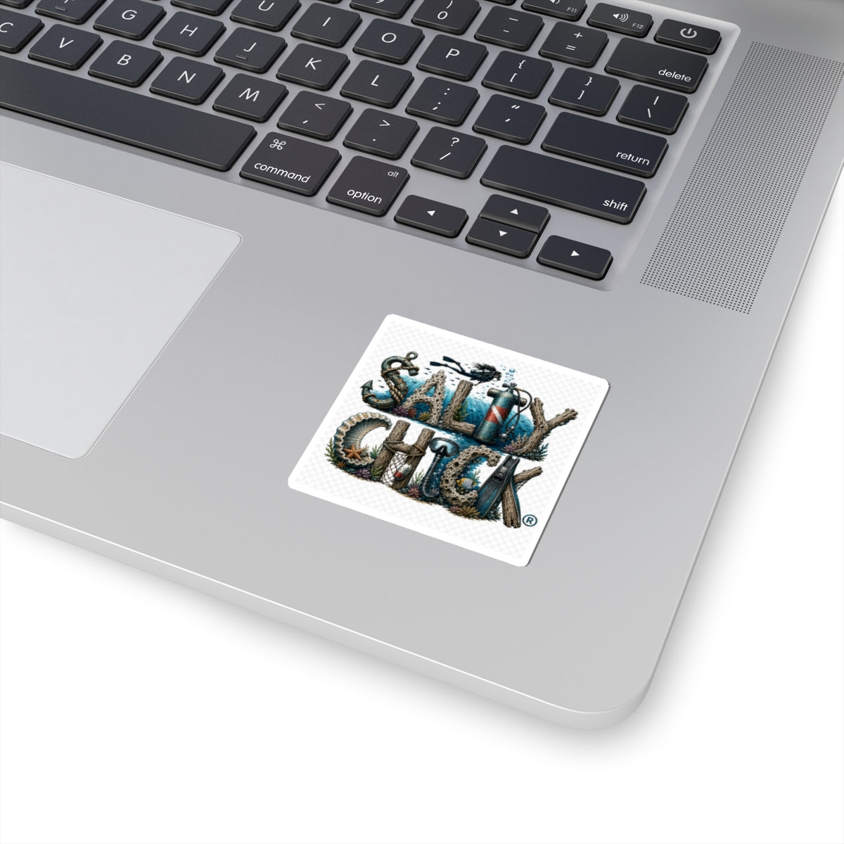 Divers Salty Chick sticker