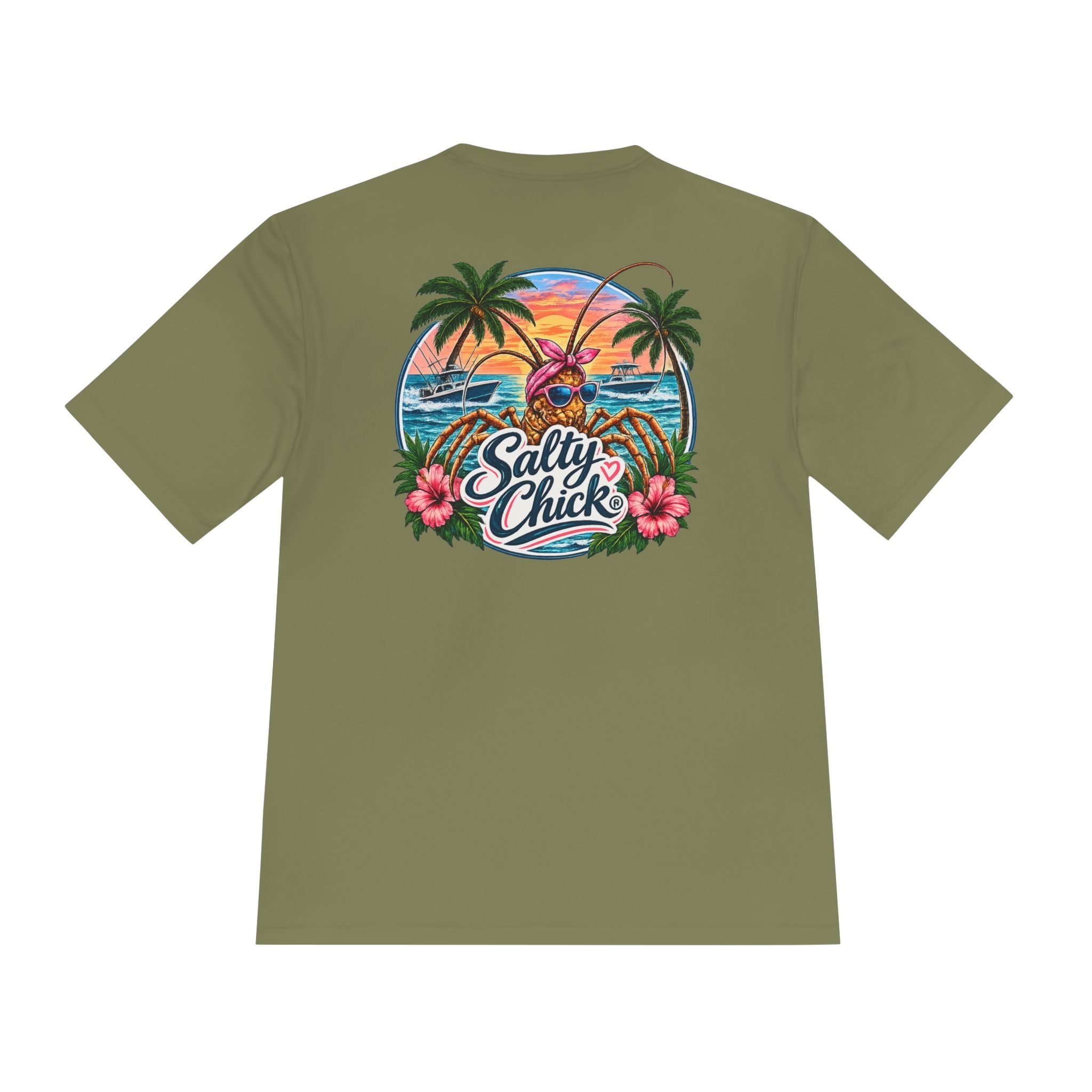 Unisex Moisture Wicking Tee- Lobstering 2