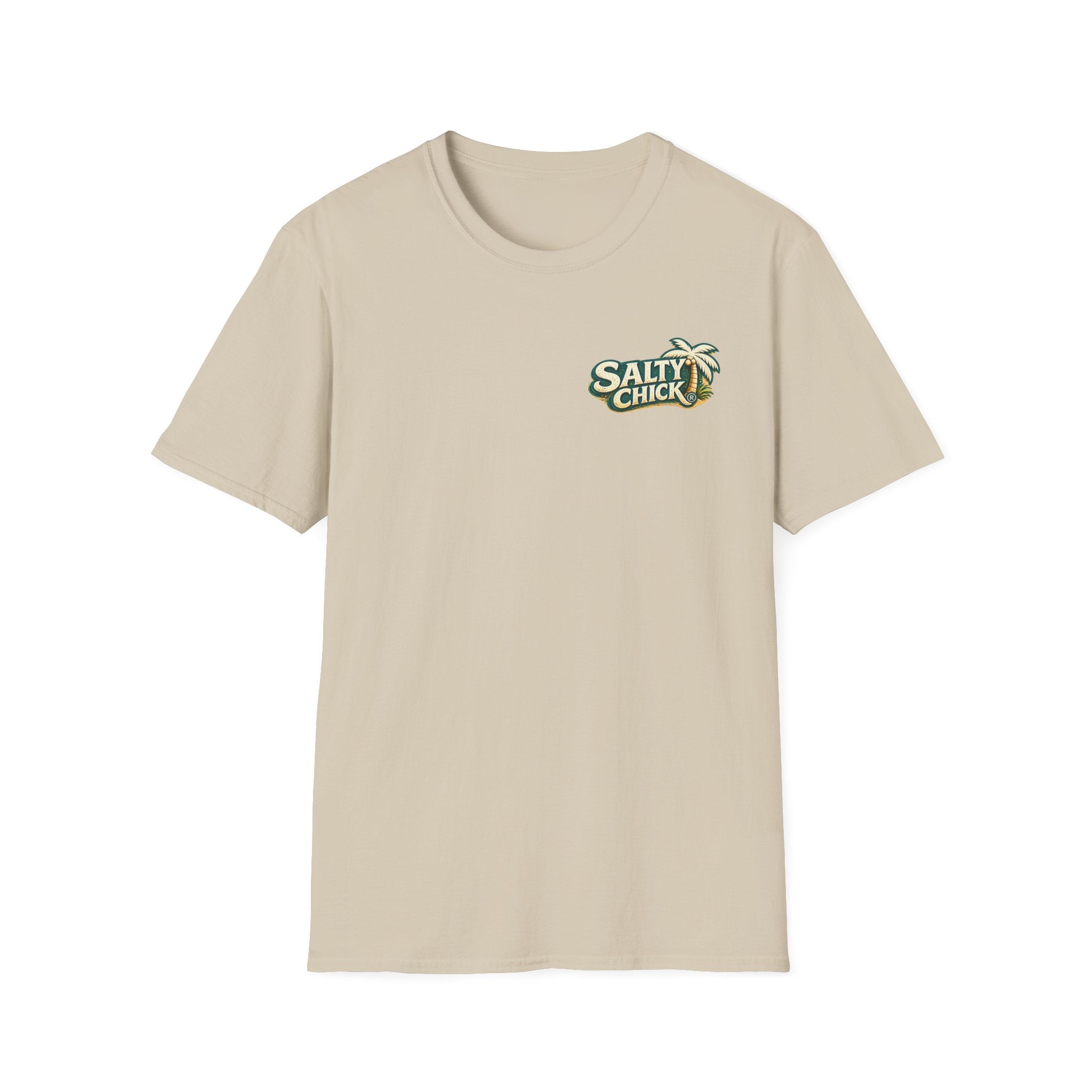 Cotton Tee- Beach Chair on Ocean