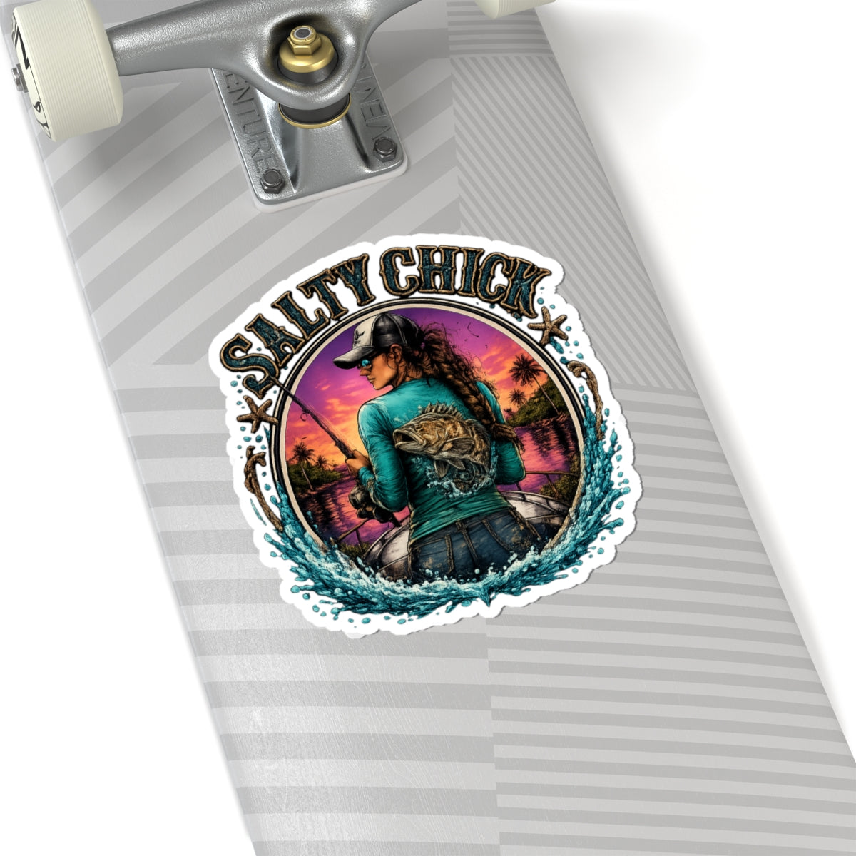 Grouper fishing sticker