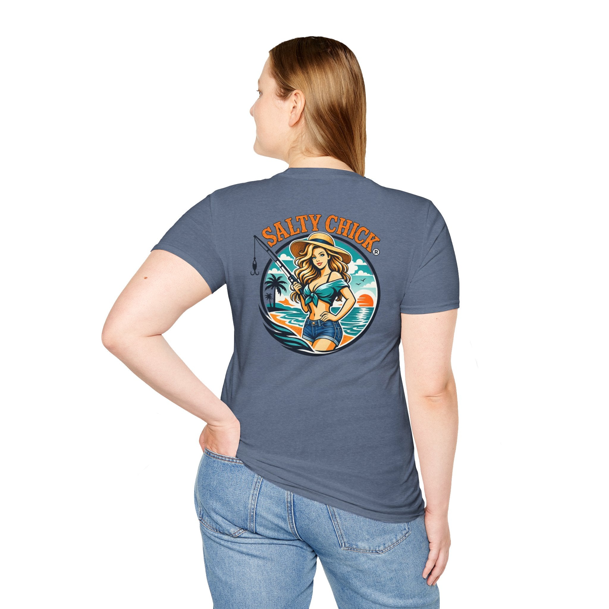 Cotton Front Design Tee- Girly