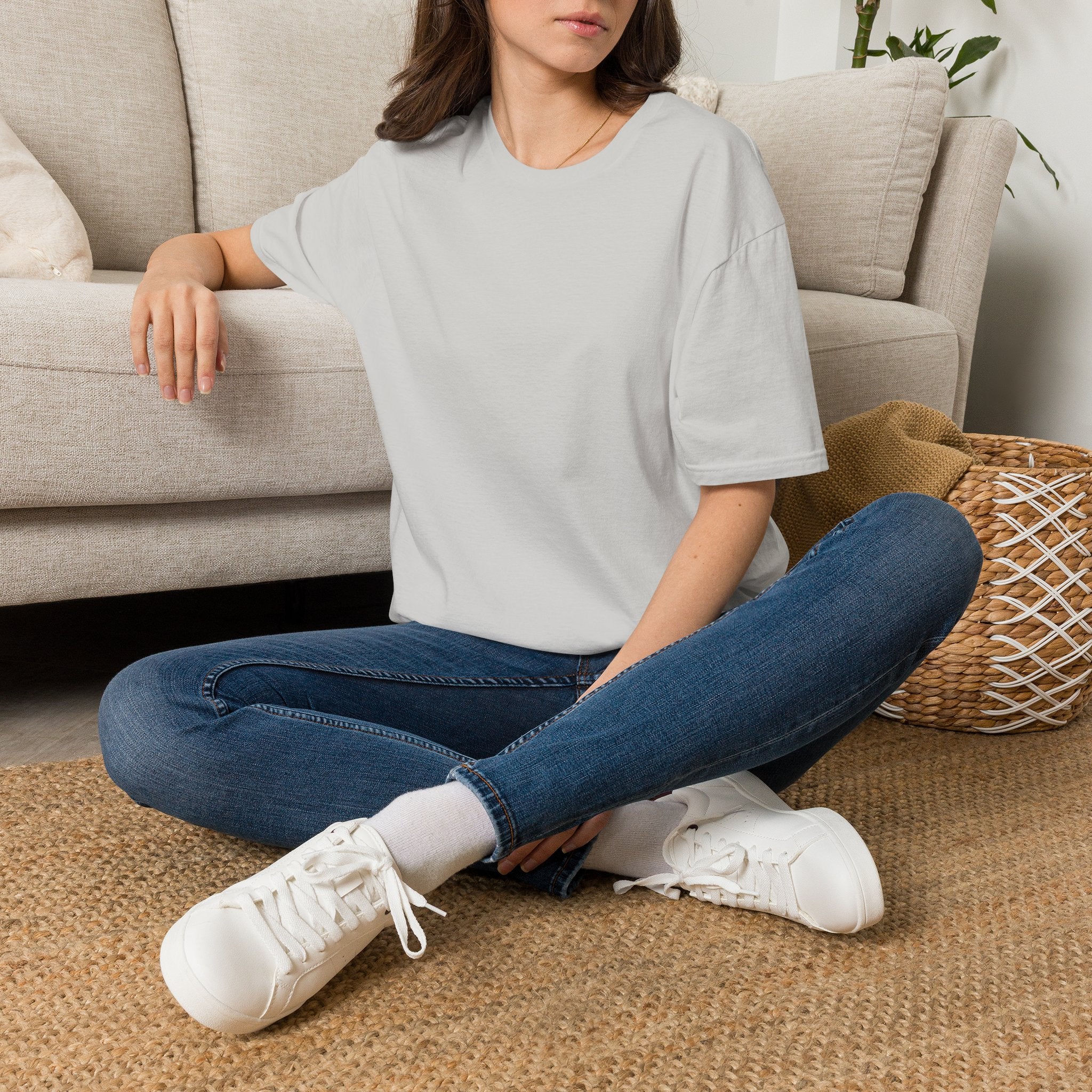 Cotton Front Design Tee- Girly