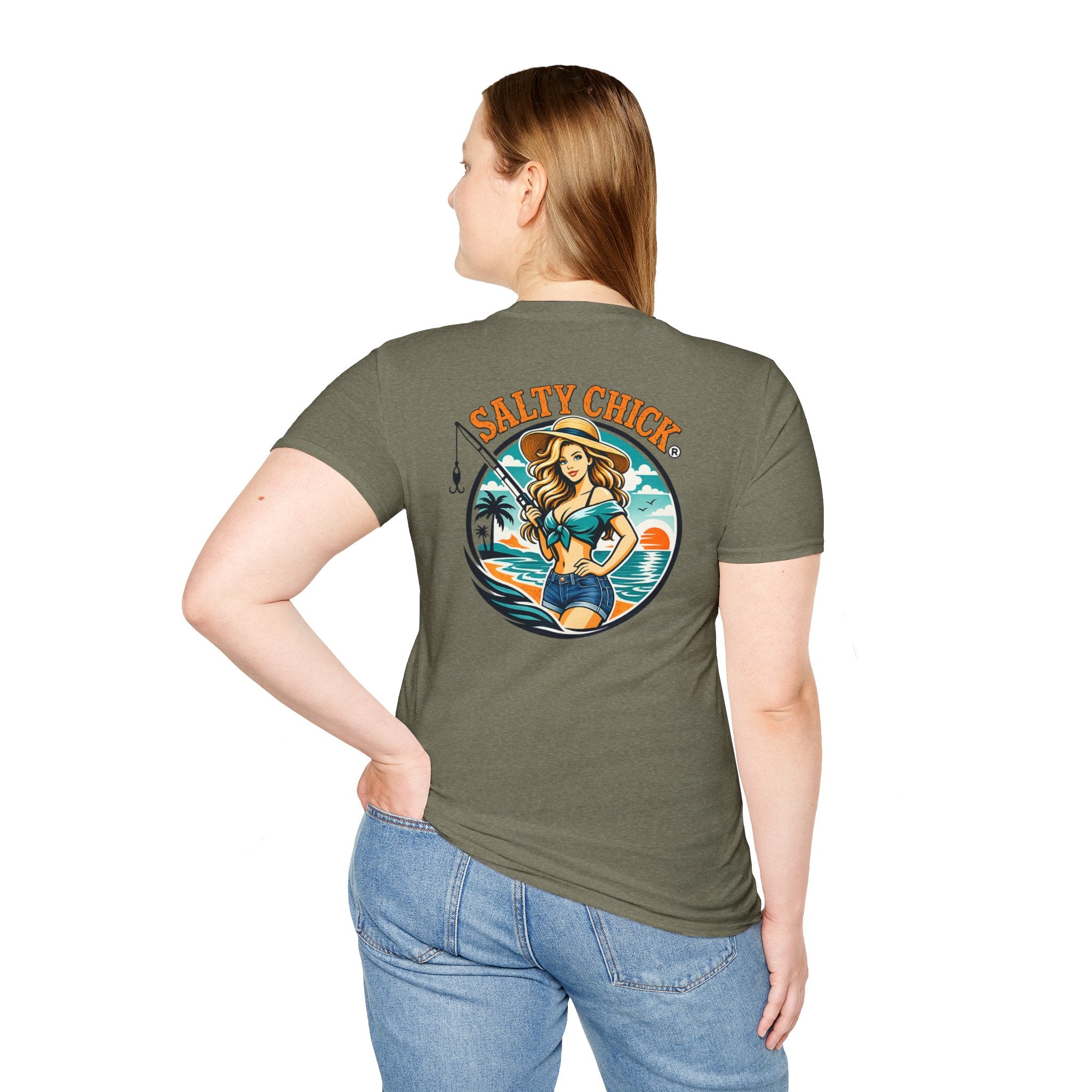 Cotton Front Design Tee- Girly