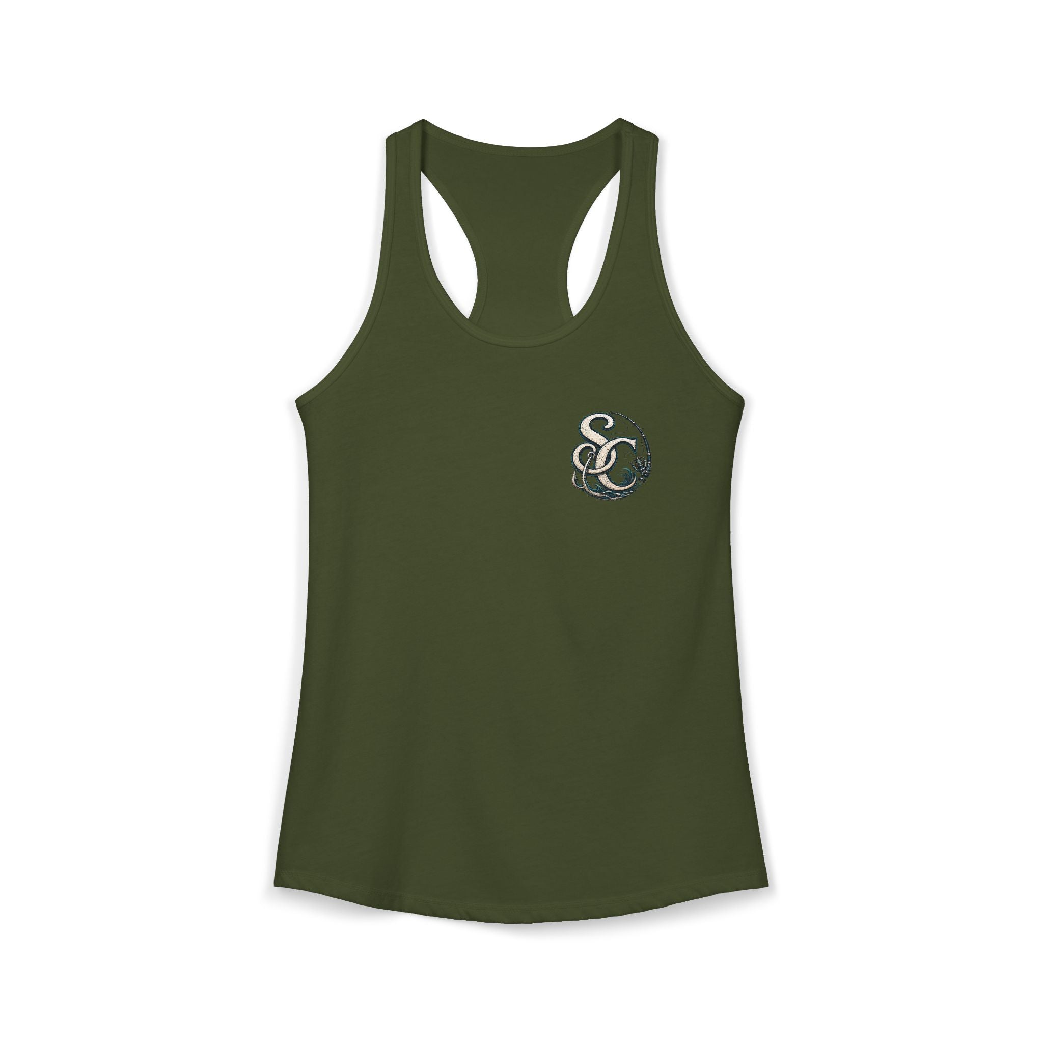 Performance Racerback Tank-Lifeline of fishing