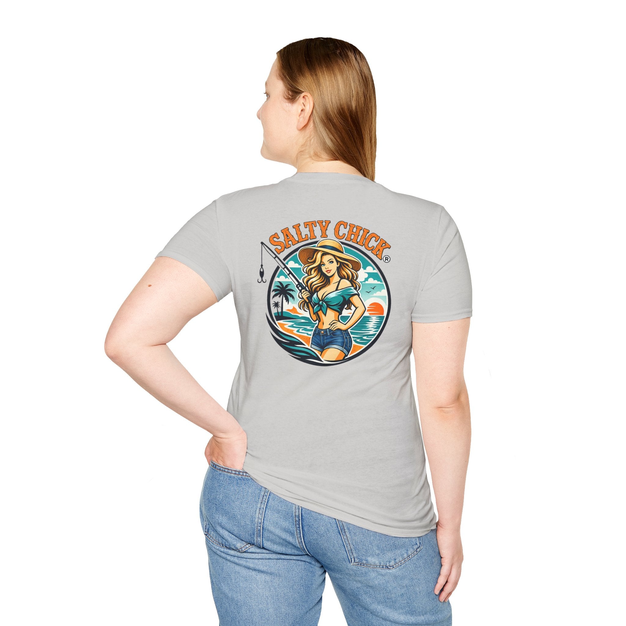 Cotton Front Design Tee- Girly