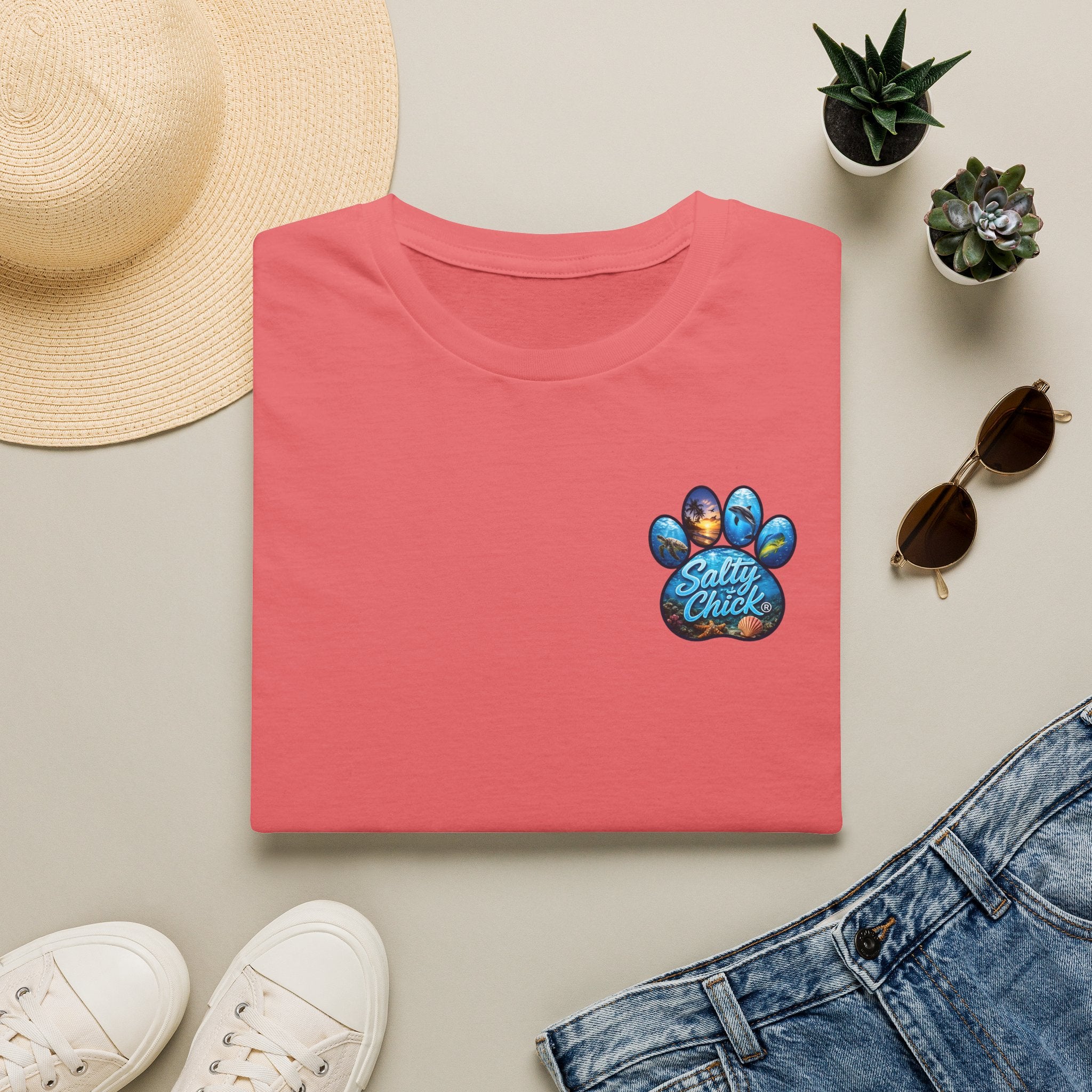 Cotton Tee- Dog Paws