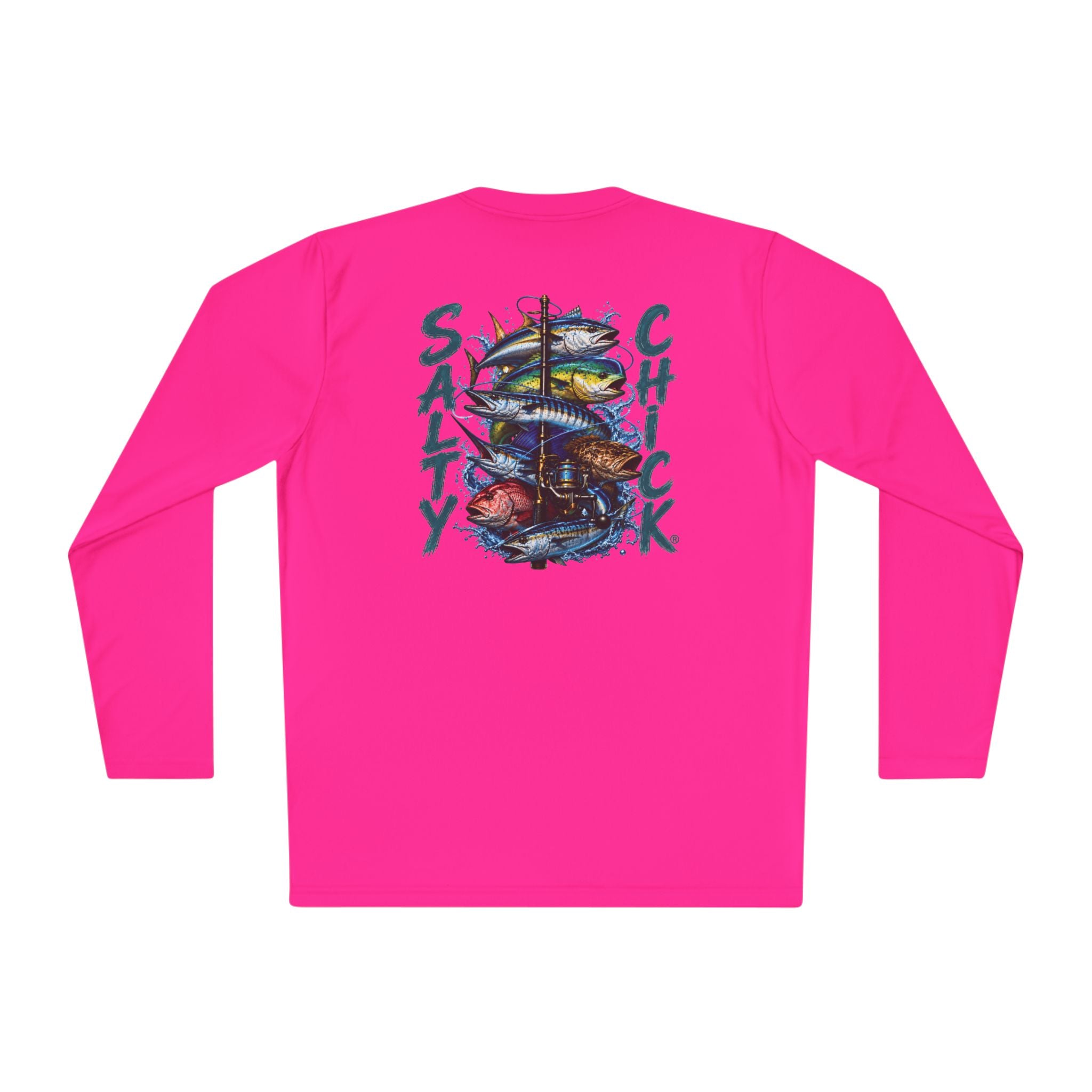 Unisex Moisture Wicking Long Sleeve- Saltwater fish