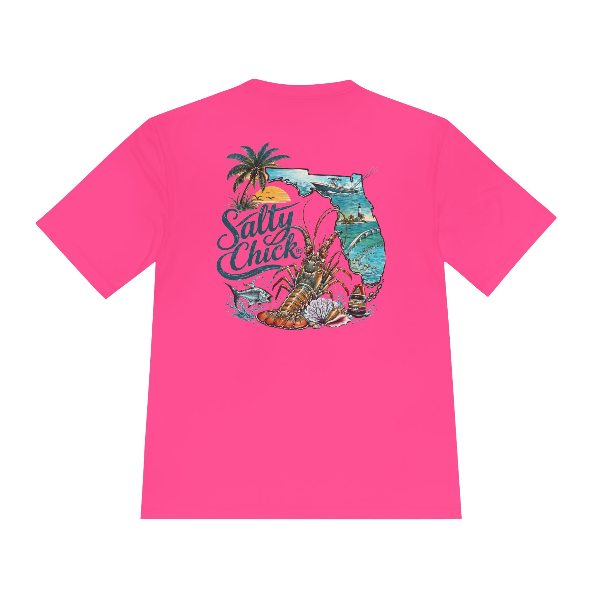 Unisex Moisture Wicking Tee- Lobstering 3