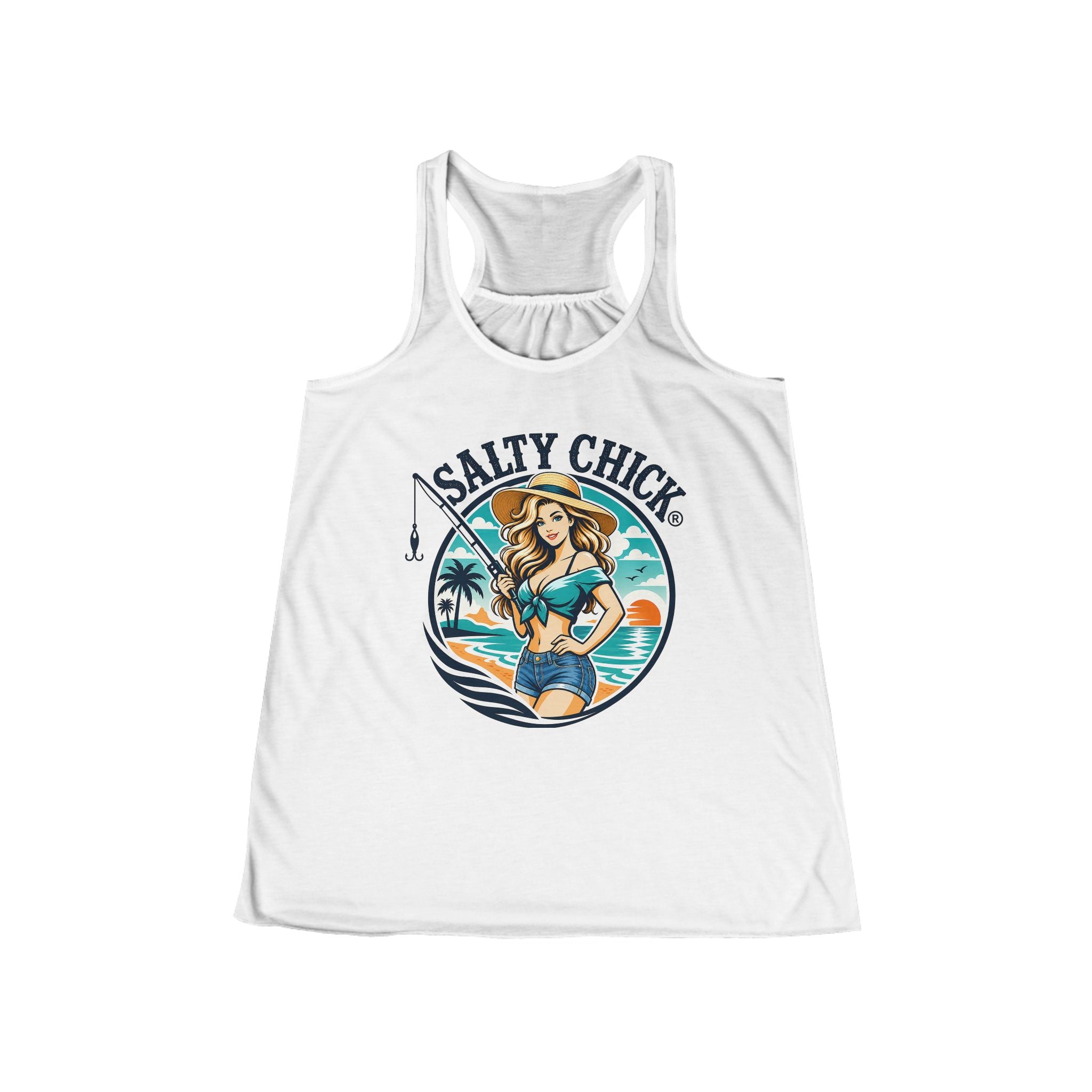 Racerback Front Design Tank Top – Girly