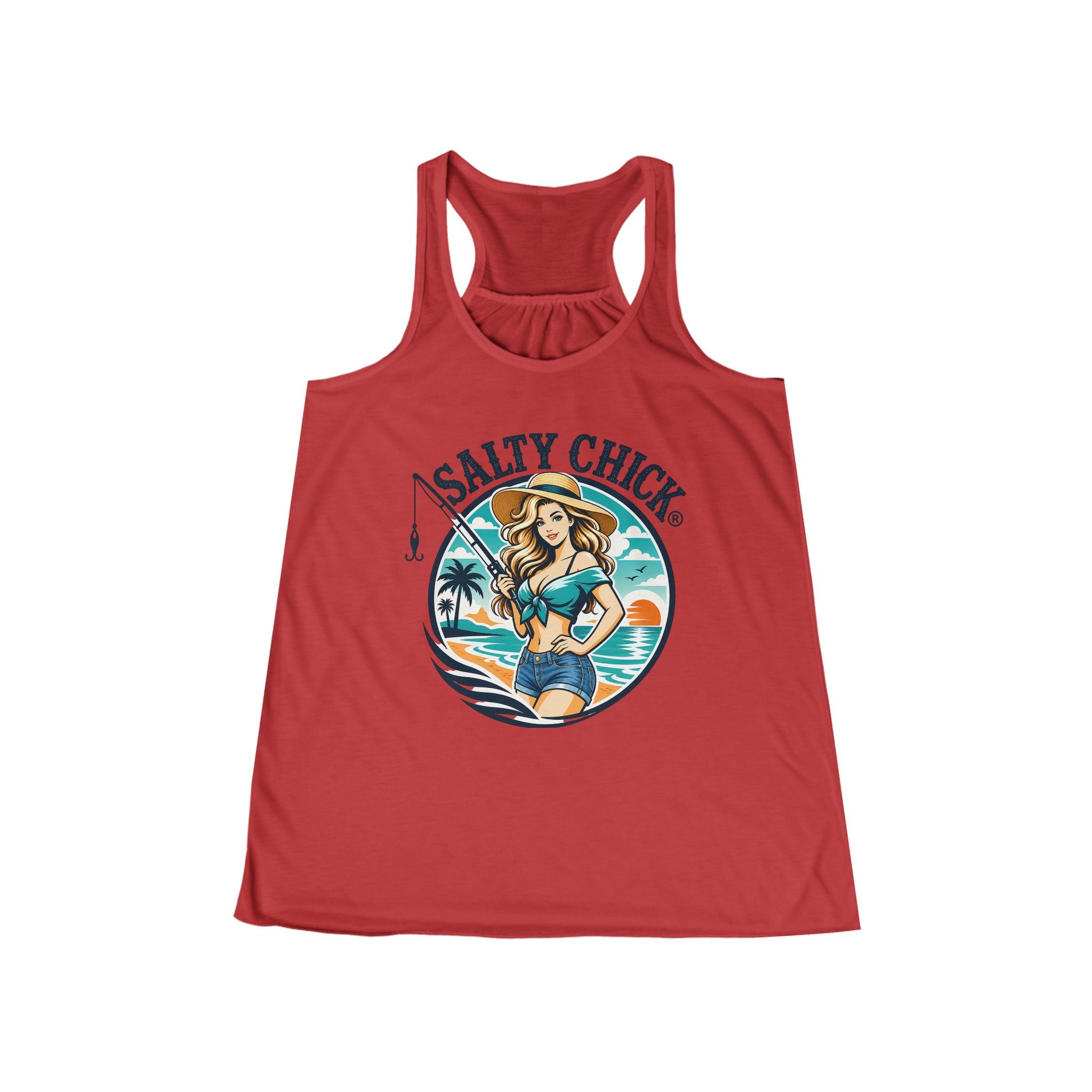 Racerback Front Design Tank Top – Girly