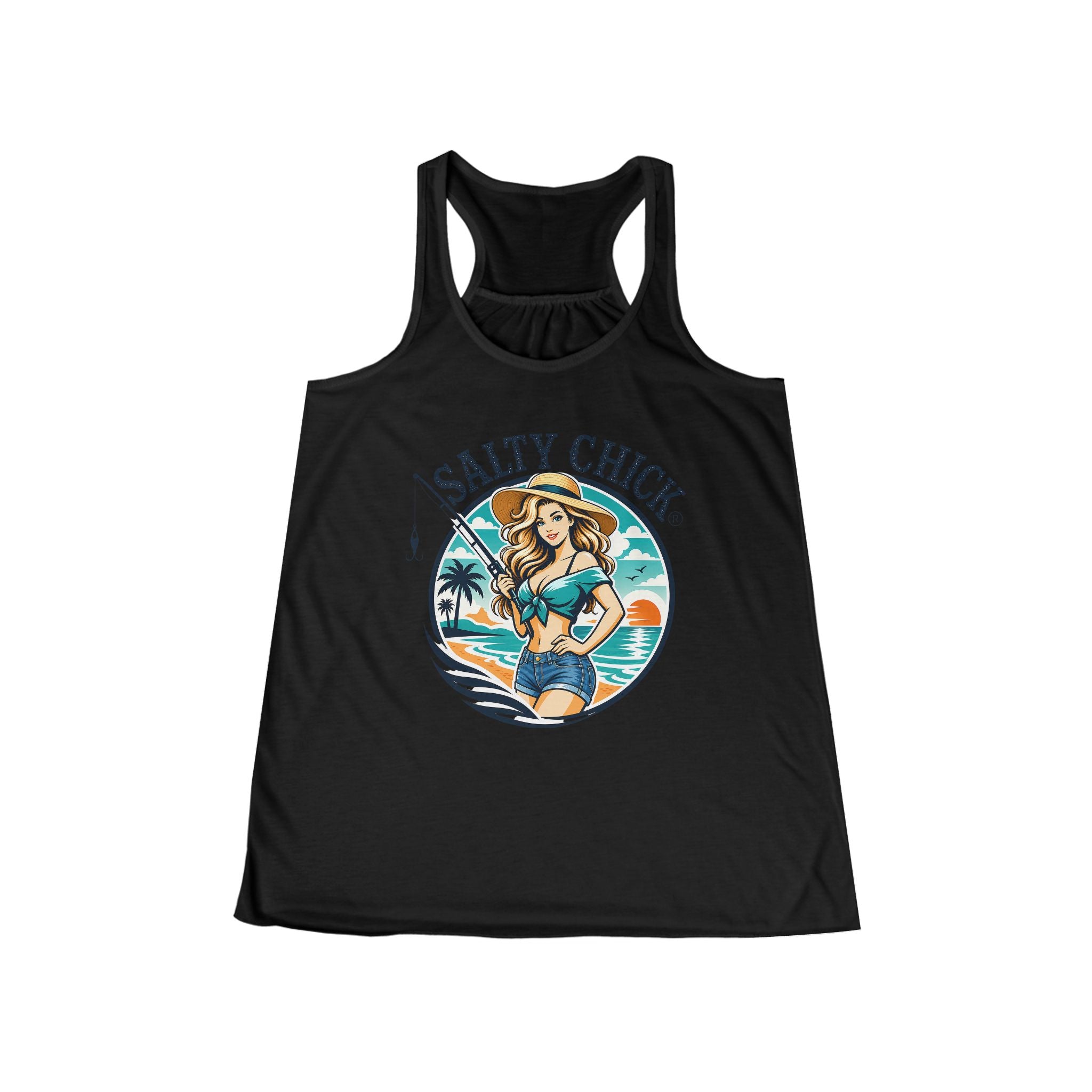 Racerback Front Design Tank Top – Girly