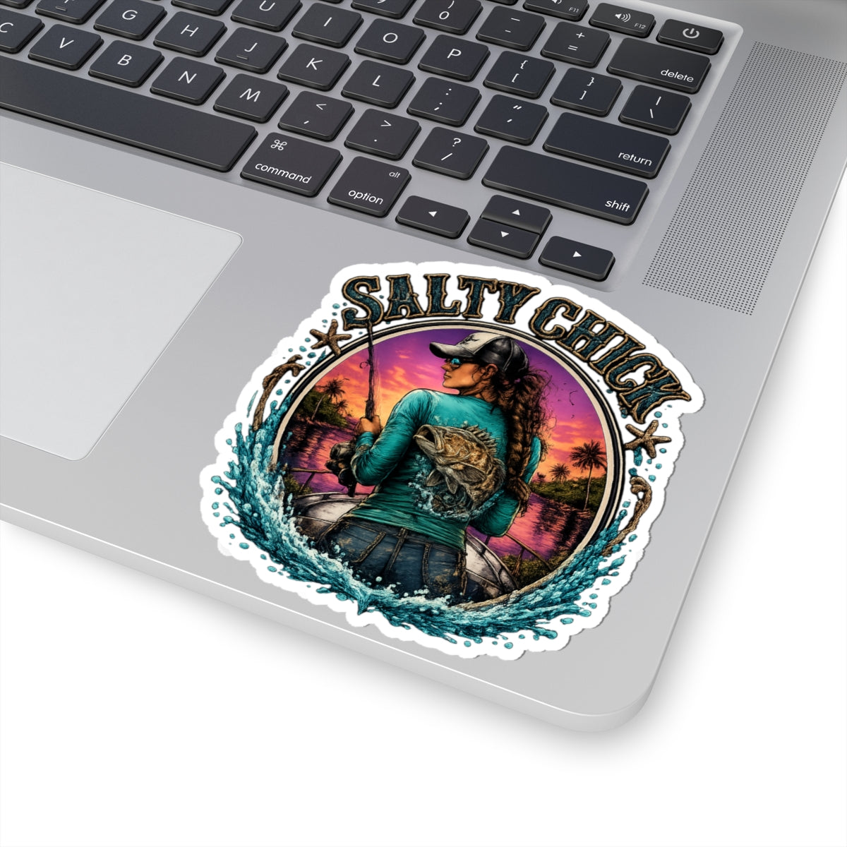 Grouper fishing sticker