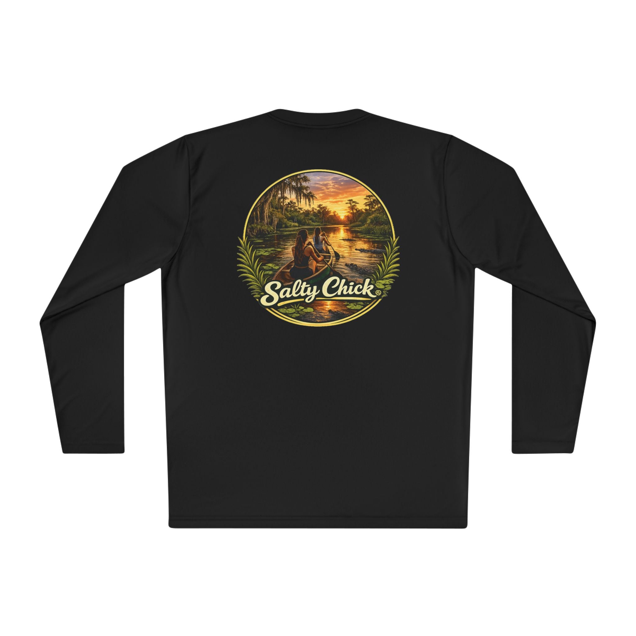 Unisex moisture wicking canoe Long Sleeve Tee