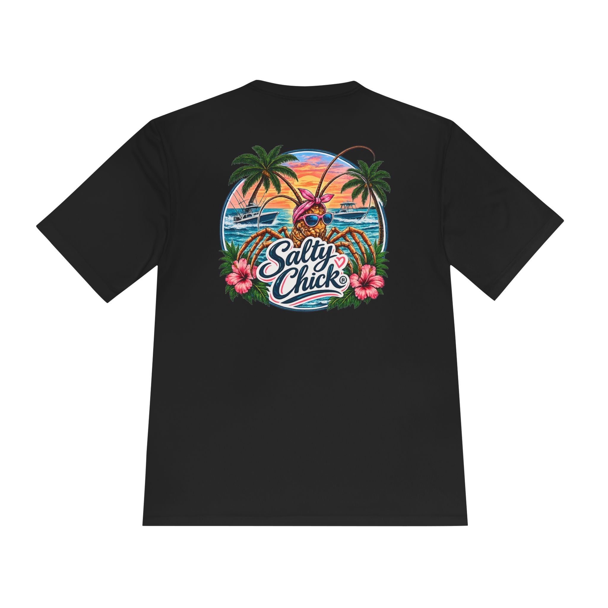 Unisex Moisture Wicking Tee- Lobstering 2