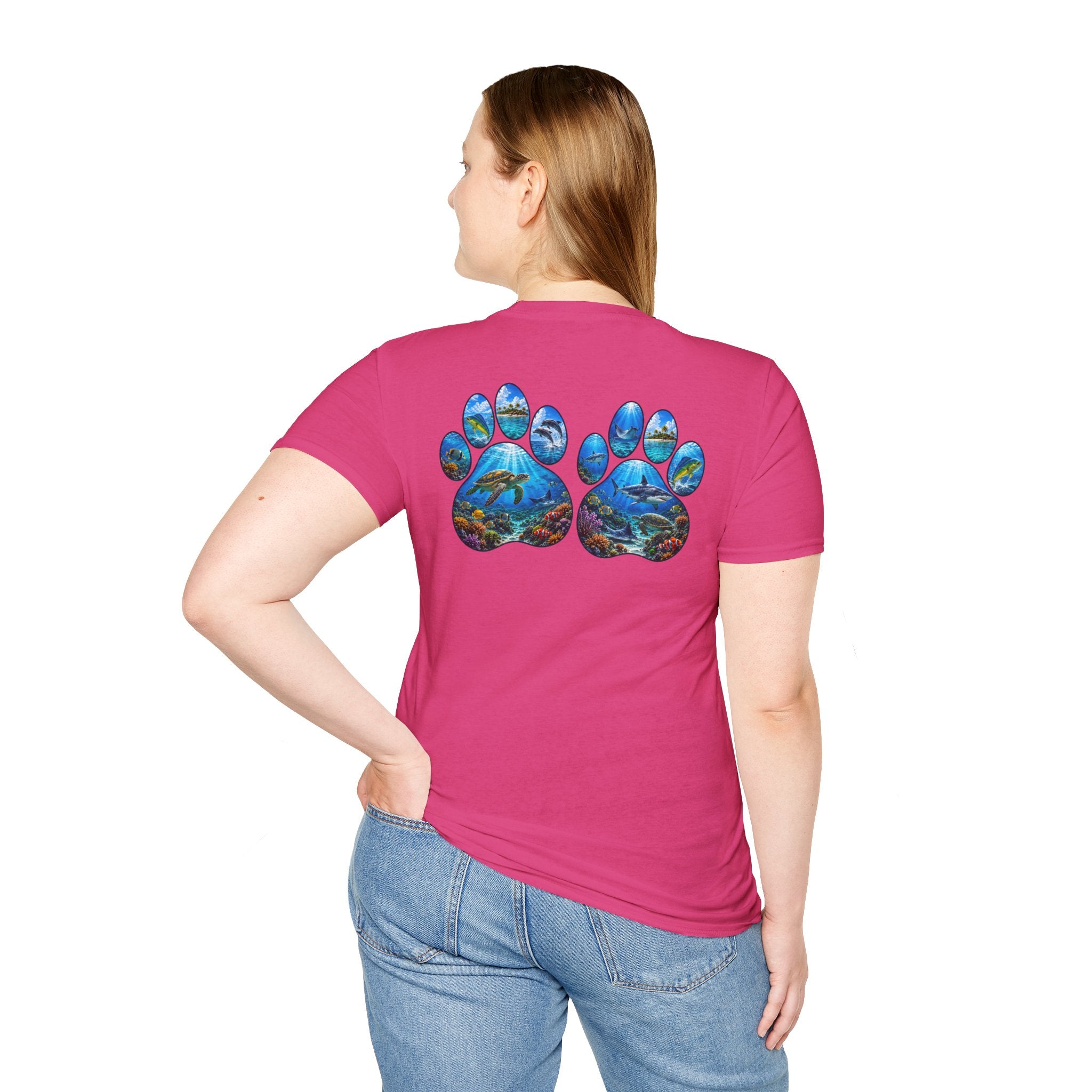 Cotton Tee- Dog Paws