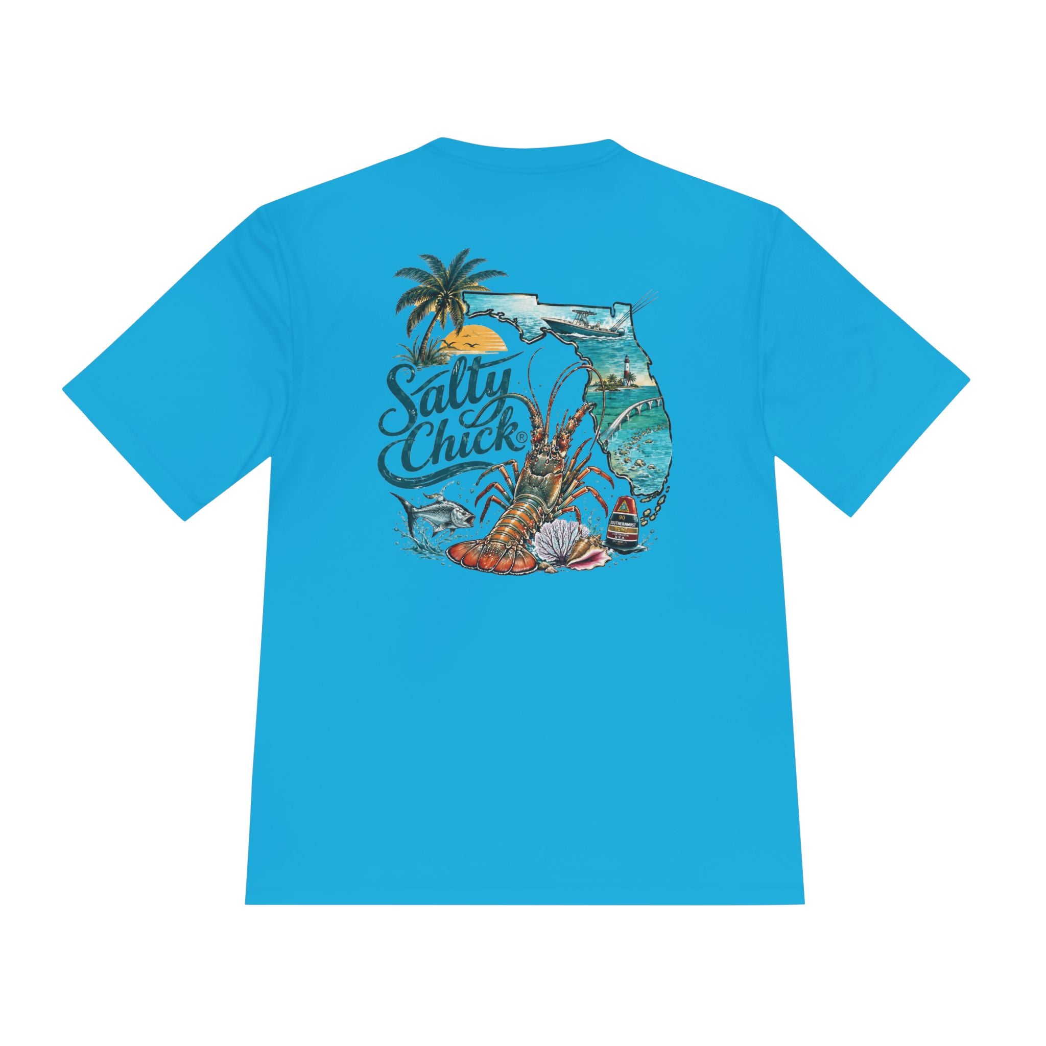 Unisex Moisture Wicking Tee- Lobstering 3