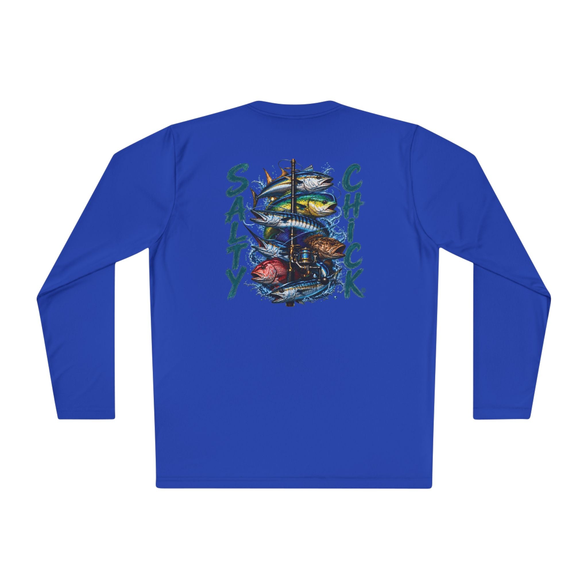Unisex Moisture Wicking Long Sleeve- Saltwater fish