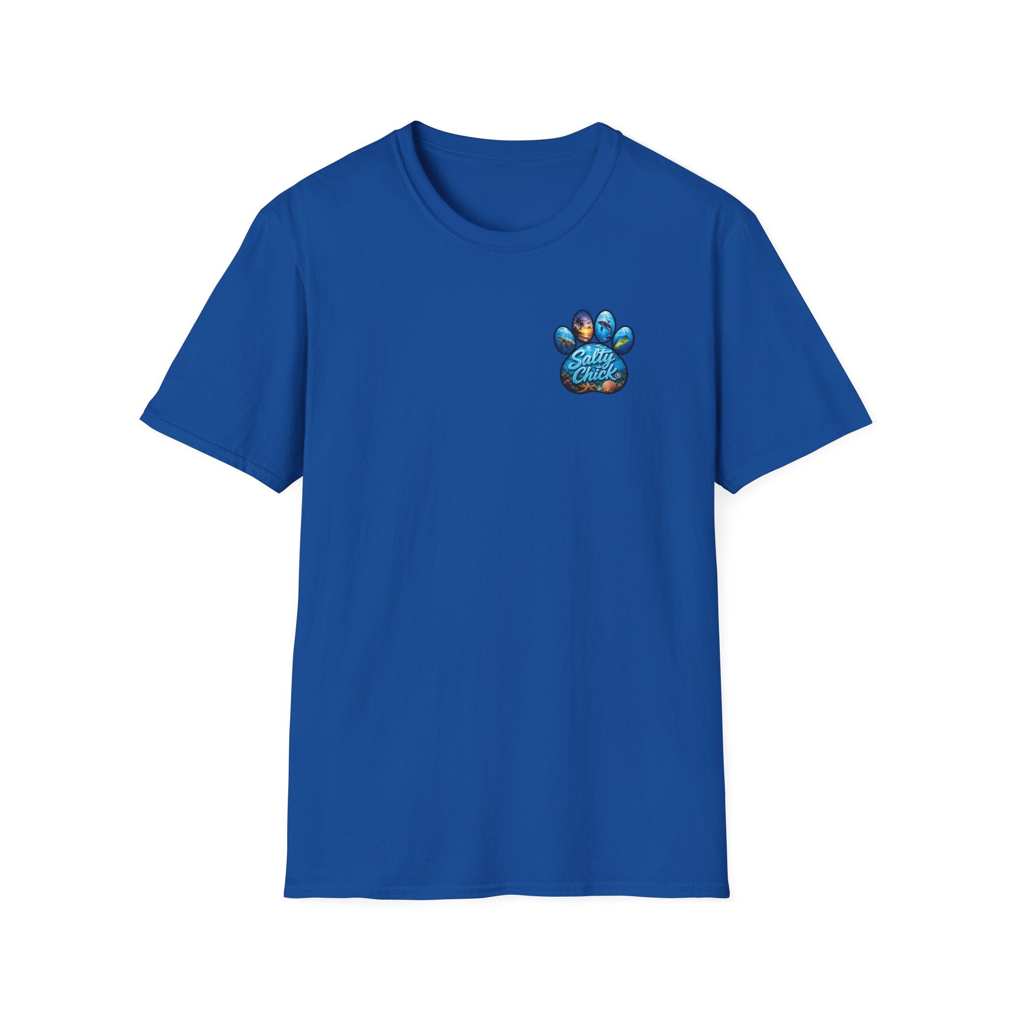 Cotton Tee- Beach days are better with four paws