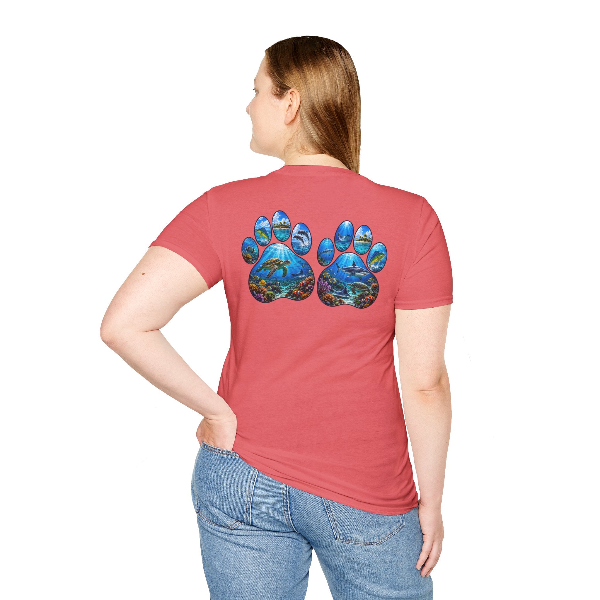 Cotton Tee- Dog Paws