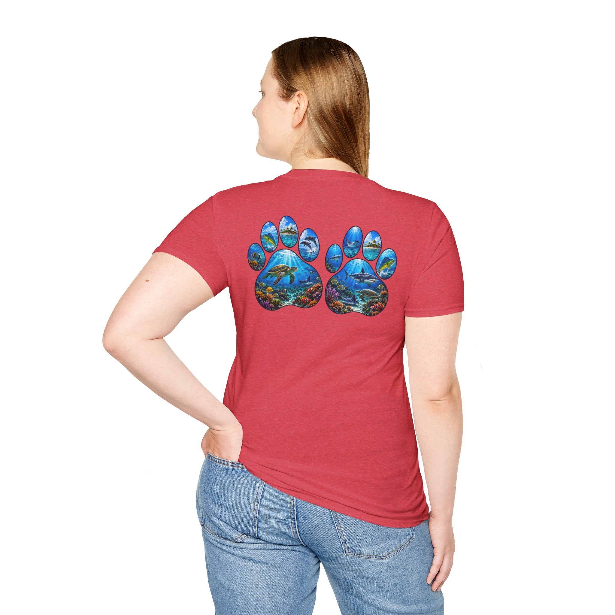 Cotton Tee- Dog Paws