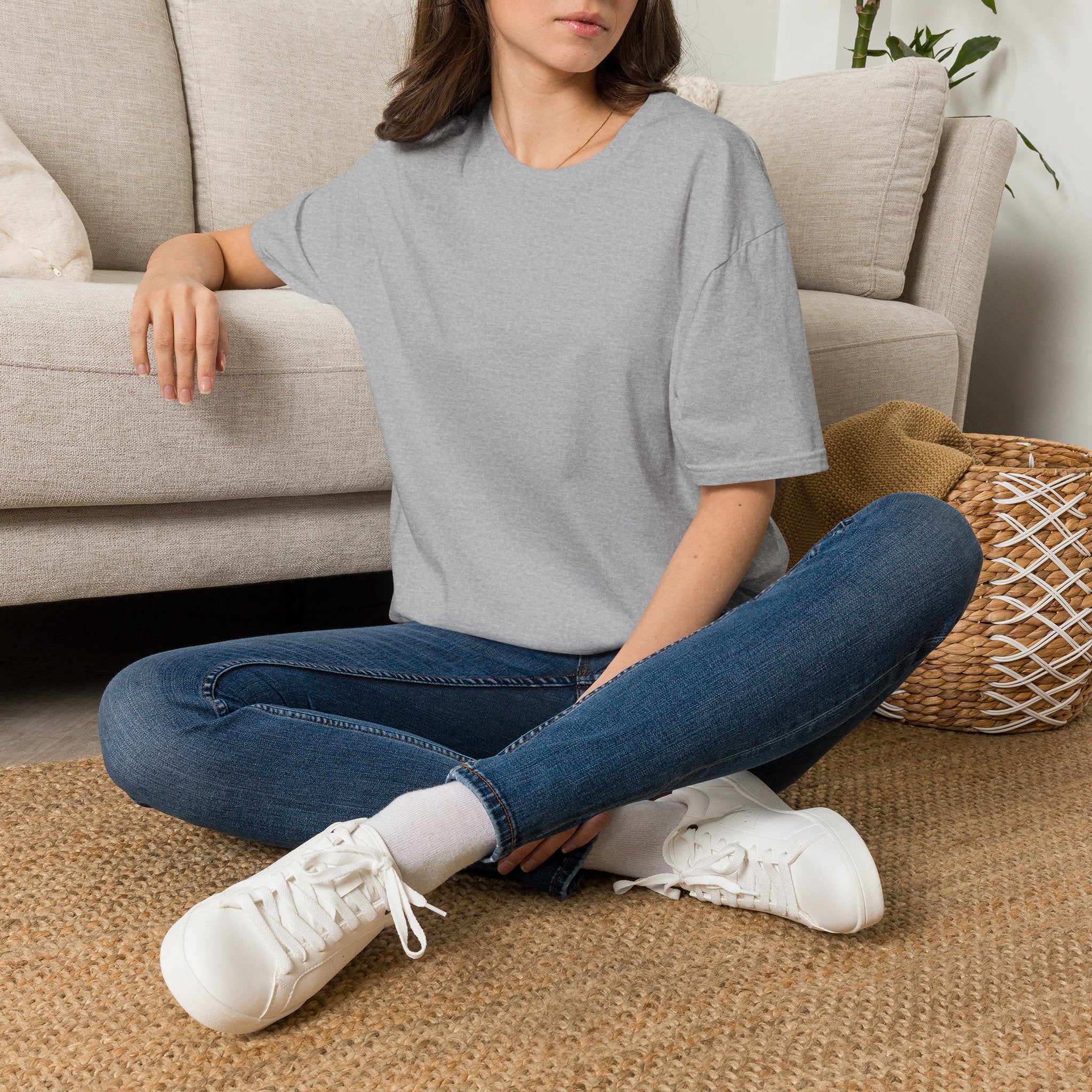 Cotton Front Design Tee- Girly