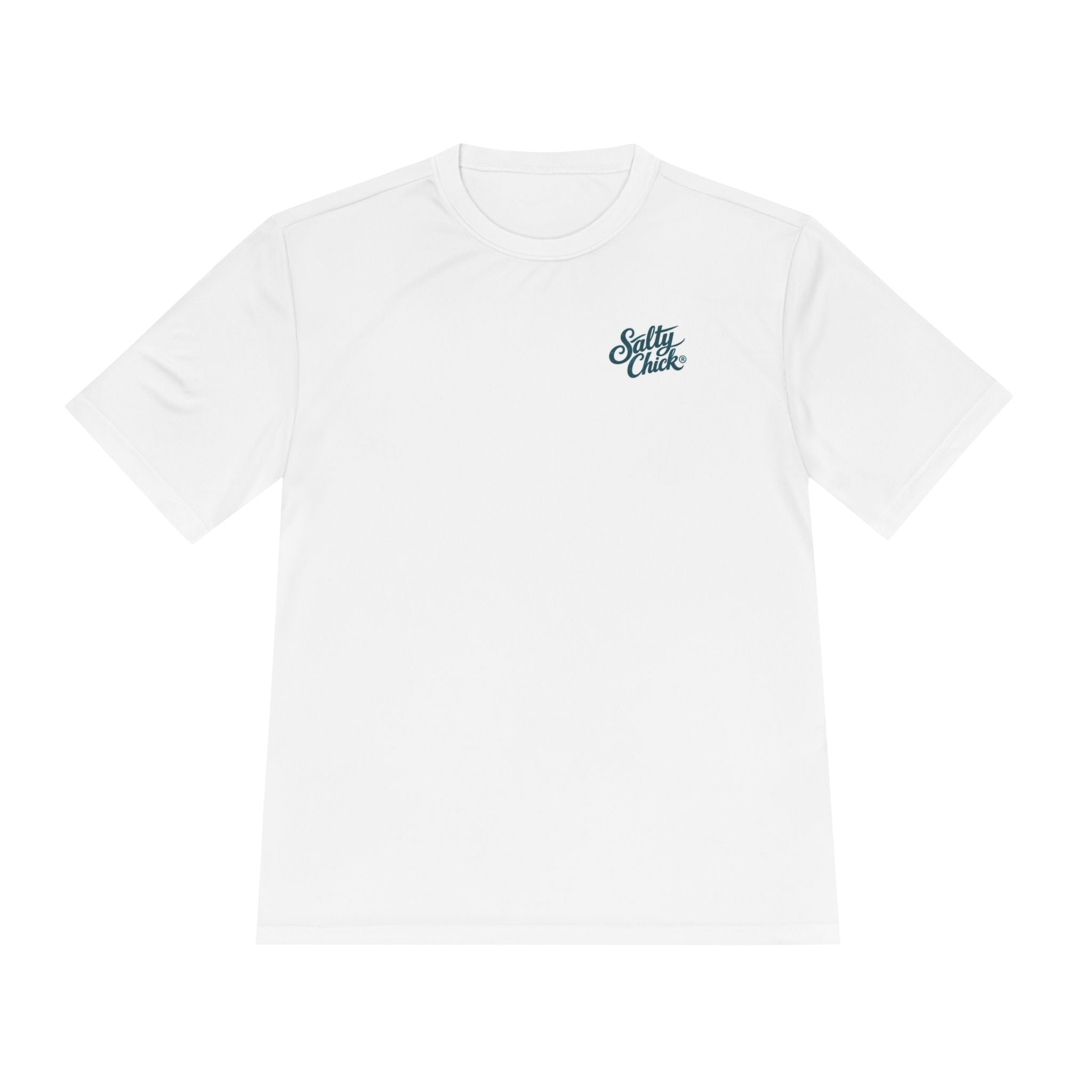 Unisex Moisture Wicking Tee- Beach scene with sea life