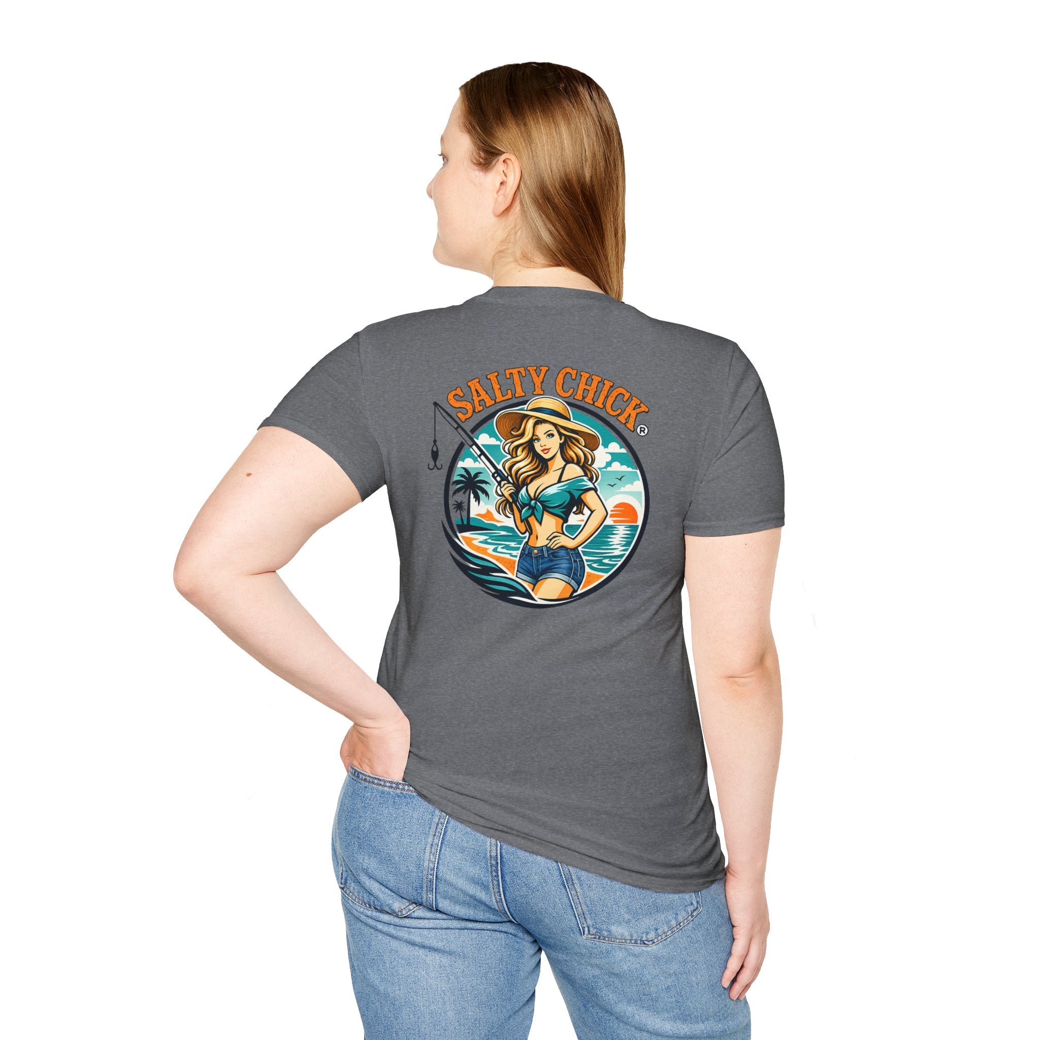 Cotton Front Design Tee- Girly
