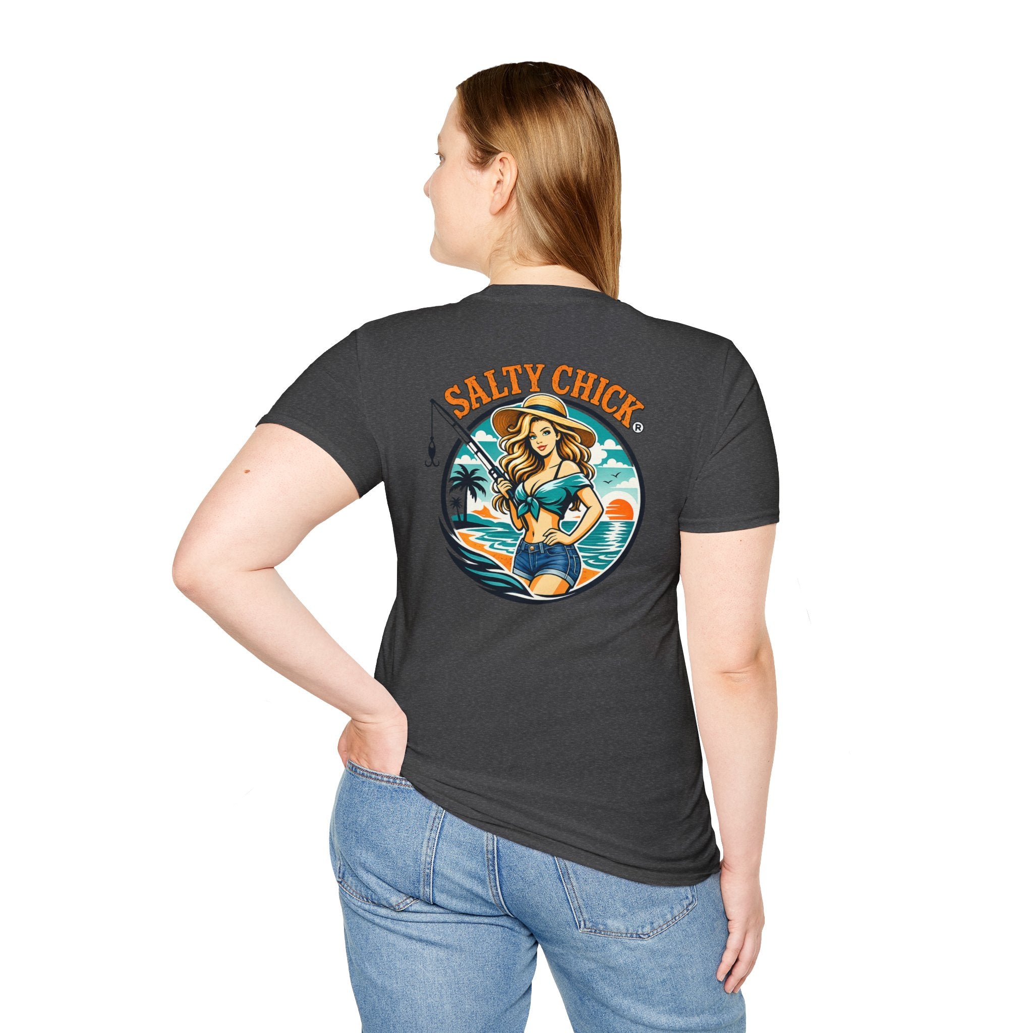 Cotton Front Design Tee- Girly