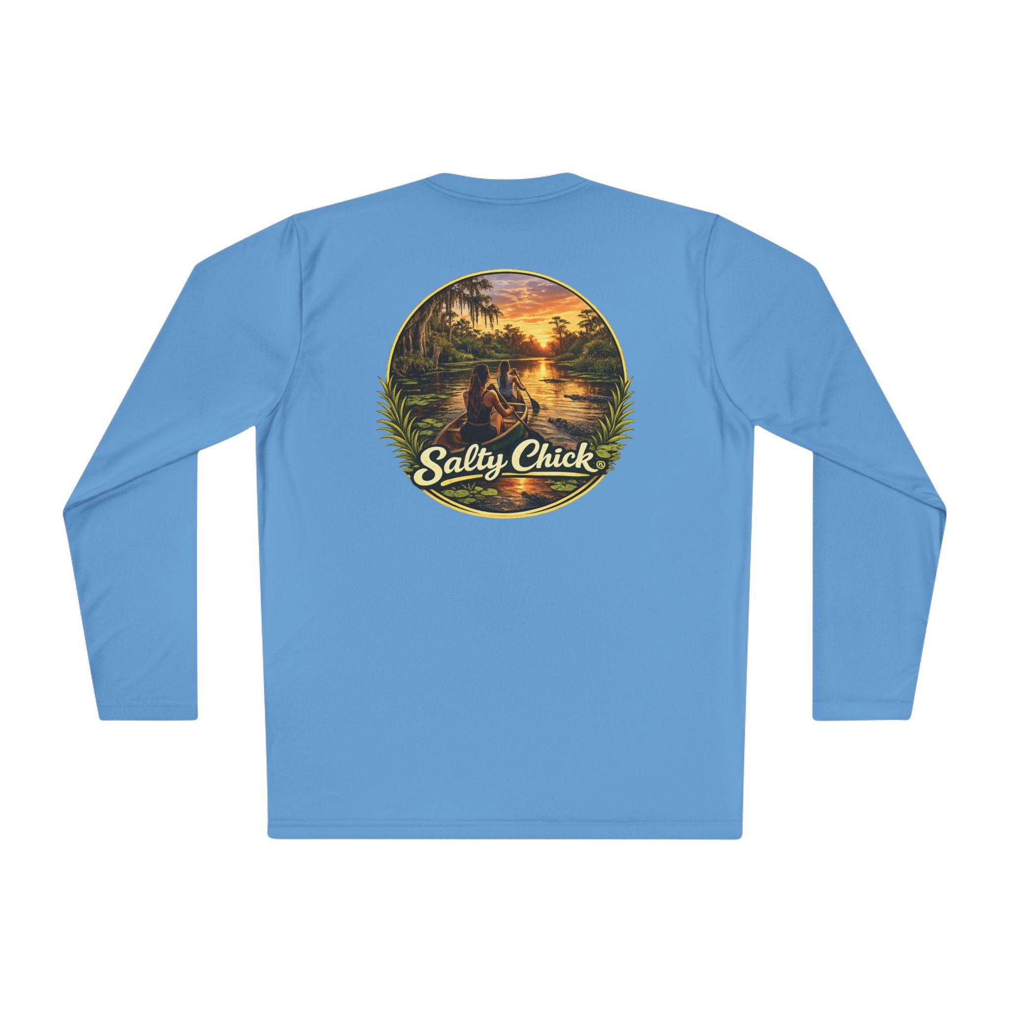Unisex moisture wicking canoe Long Sleeve Tee