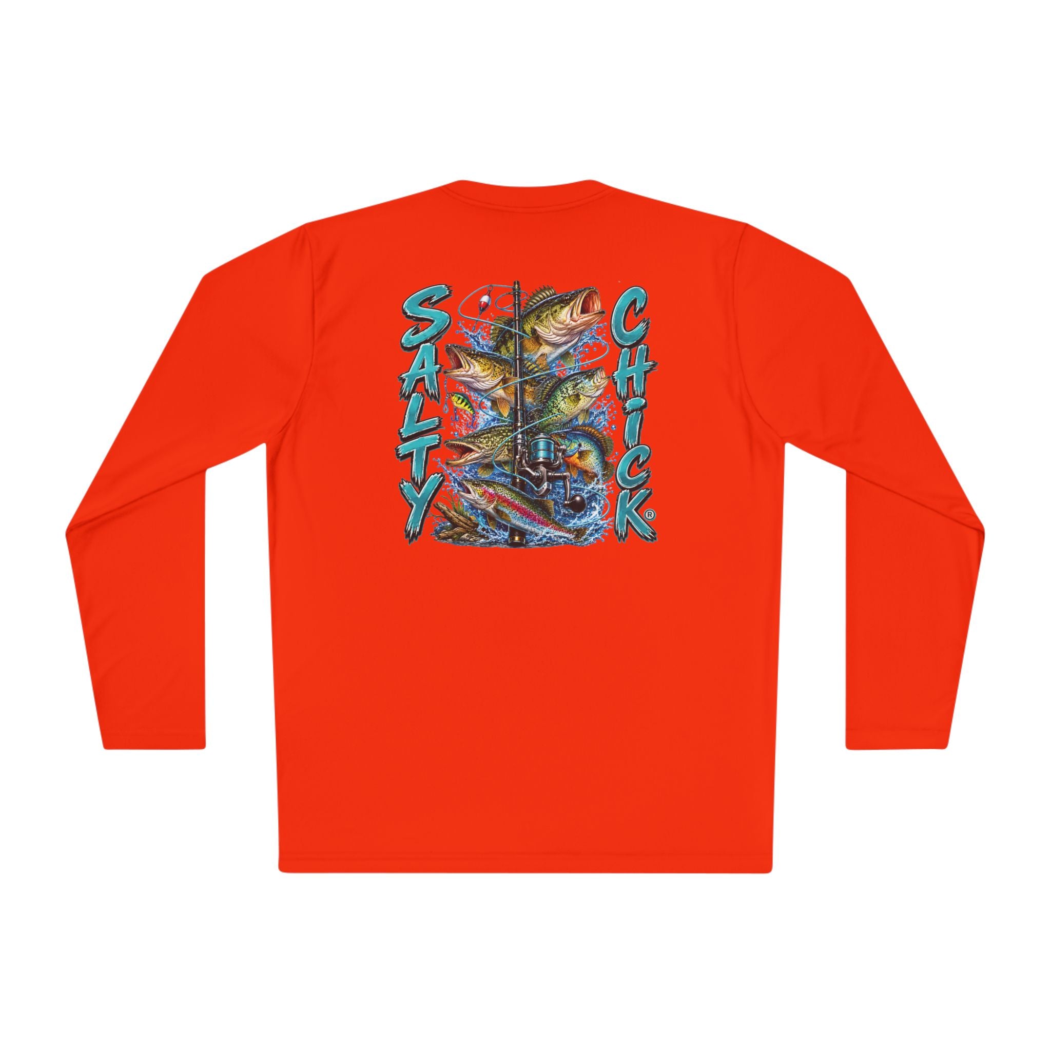Unisex Moisture Wicking Long Sleeve- Freshwater fish